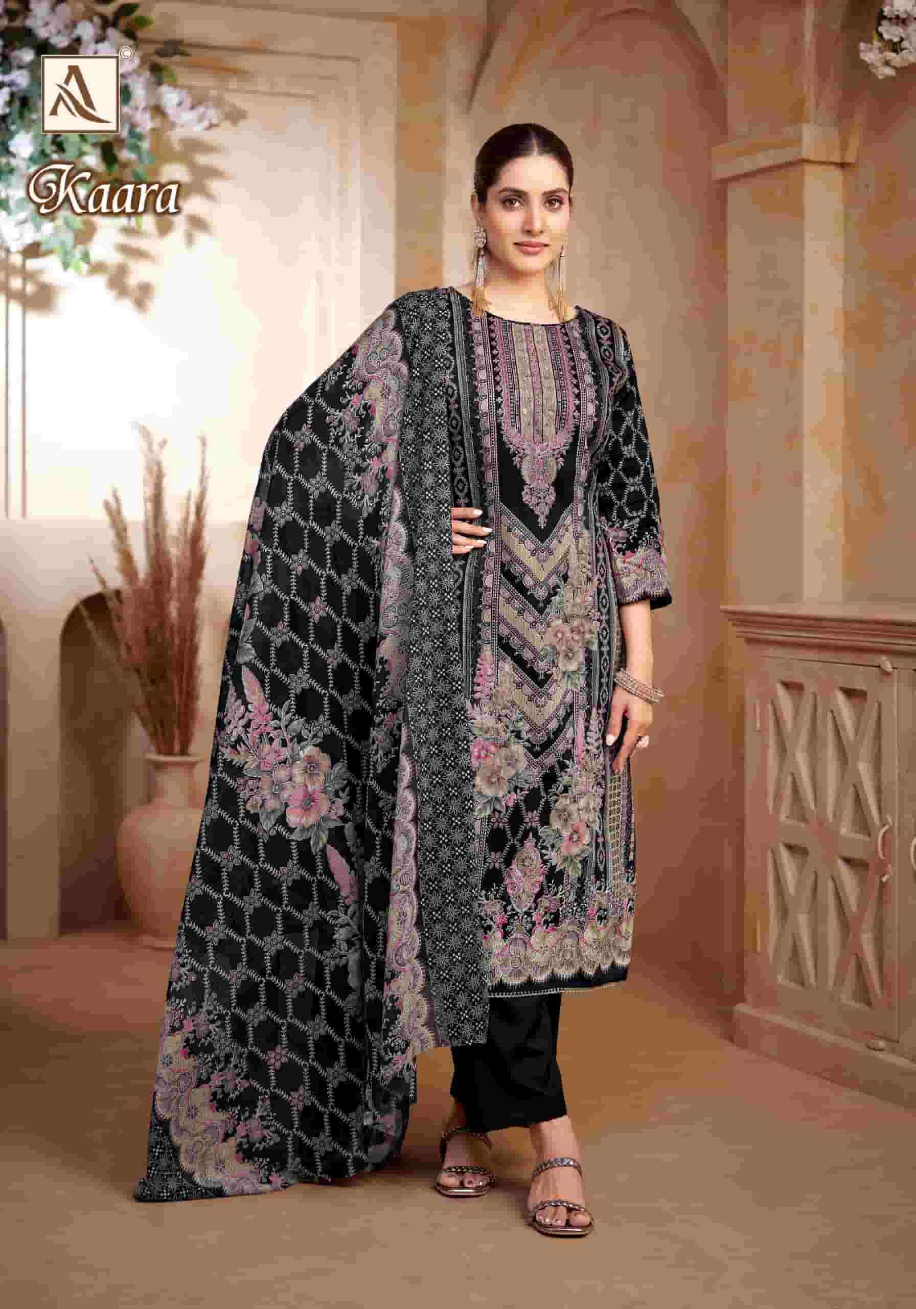 ALOK SUIT KAARA COTTON FUL DESIGNER SALWAR SUIT FUNCTION CLOTH EXPORT 