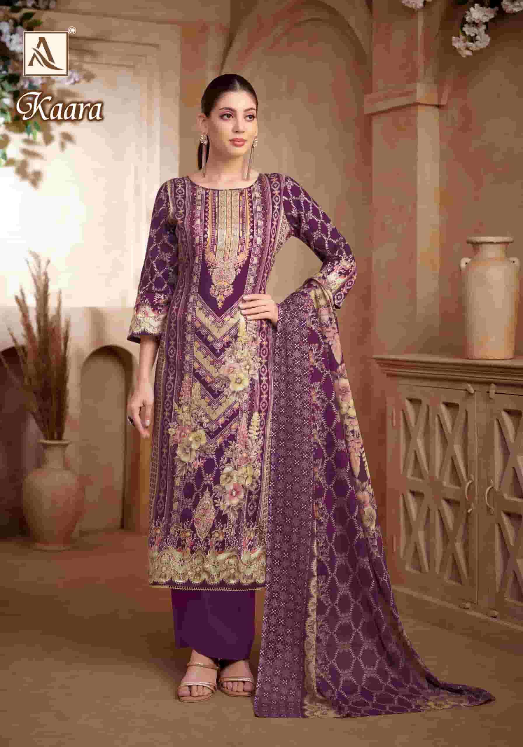 ALOK SUIT KAARA COTTON FUL DESIGNER SALWAR SUIT FUNCTION CLOTH EXPORT 