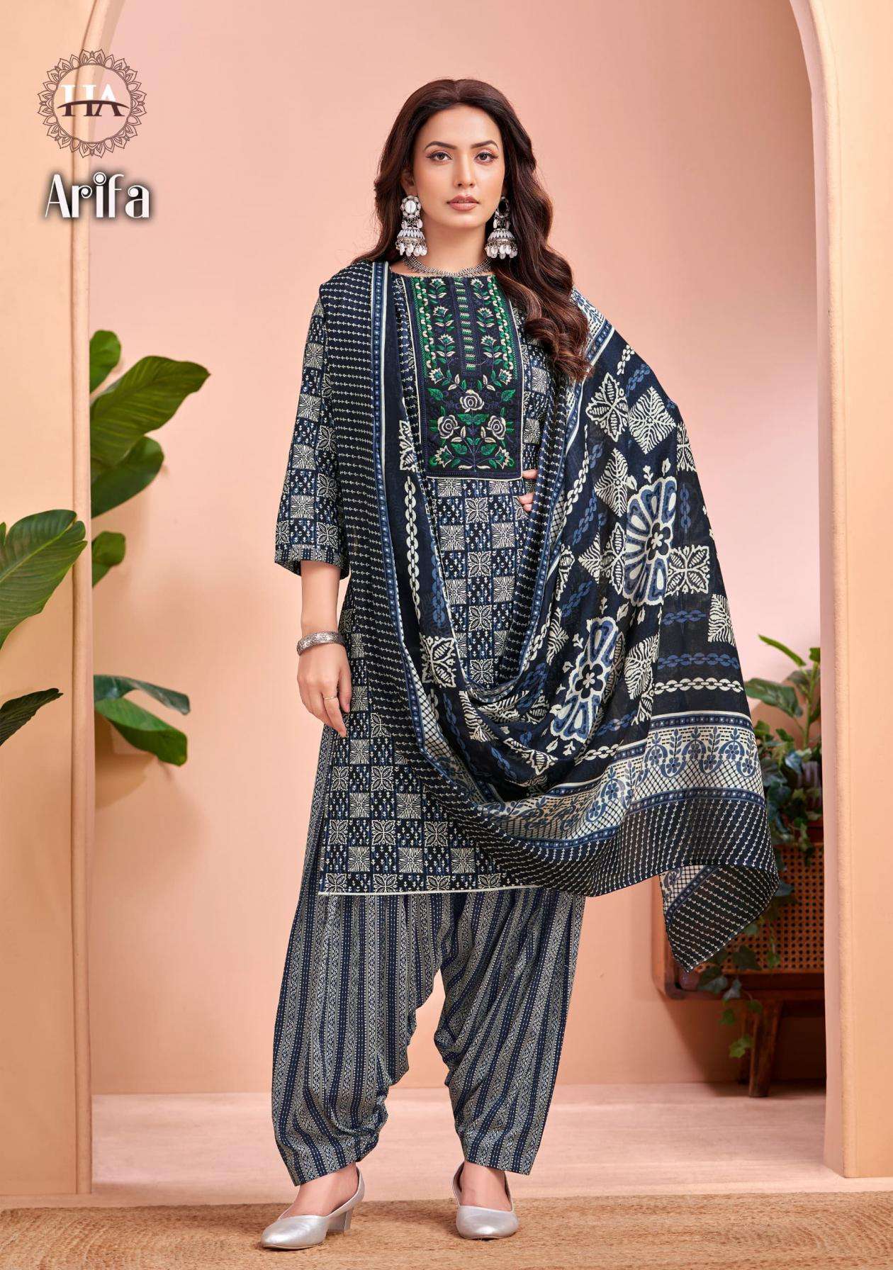 ALOK SUIT LAUNCH AARIFA VOL 2 BRAND COTTON UNSTITCH LADIES SUIT DEALER