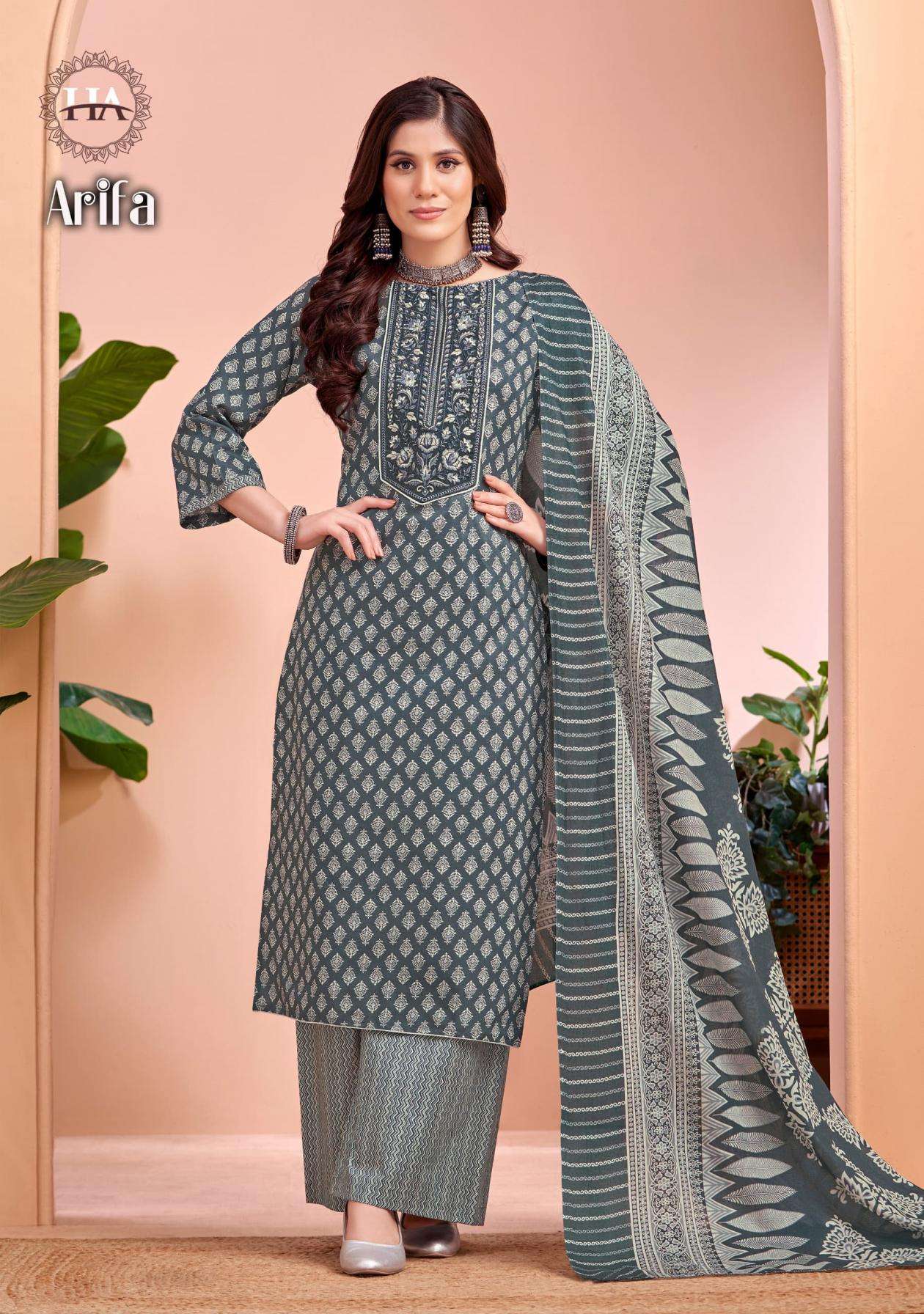 ALOK SUIT LAUNCH AARIFA VOL 2 BRAND COTTON UNSTITCH LADIES SUIT DEALER