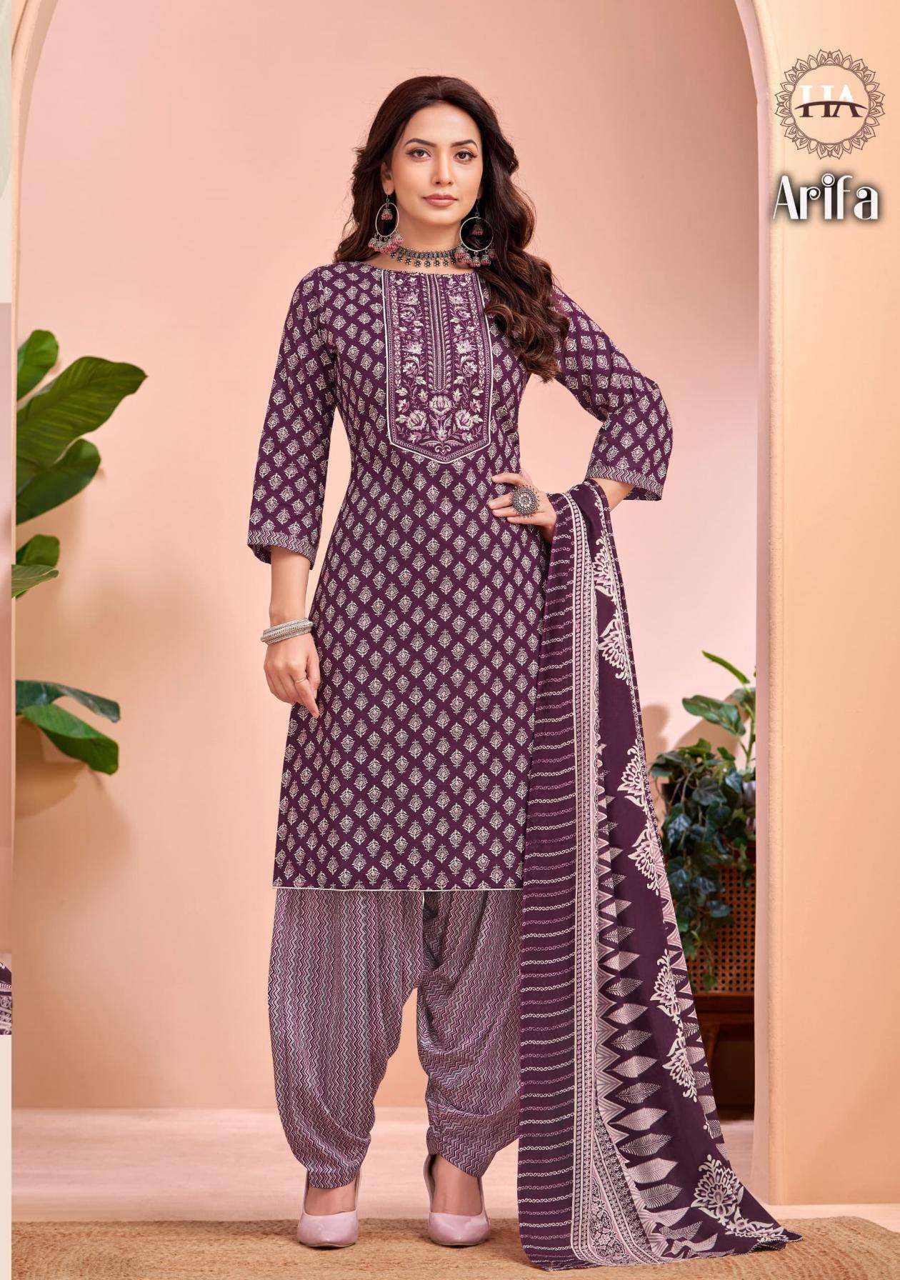 ALOK SUIT LAUNCH AARIFA VOL 2 BRAND COTTON UNSTITCH LADIES SUIT DEALER