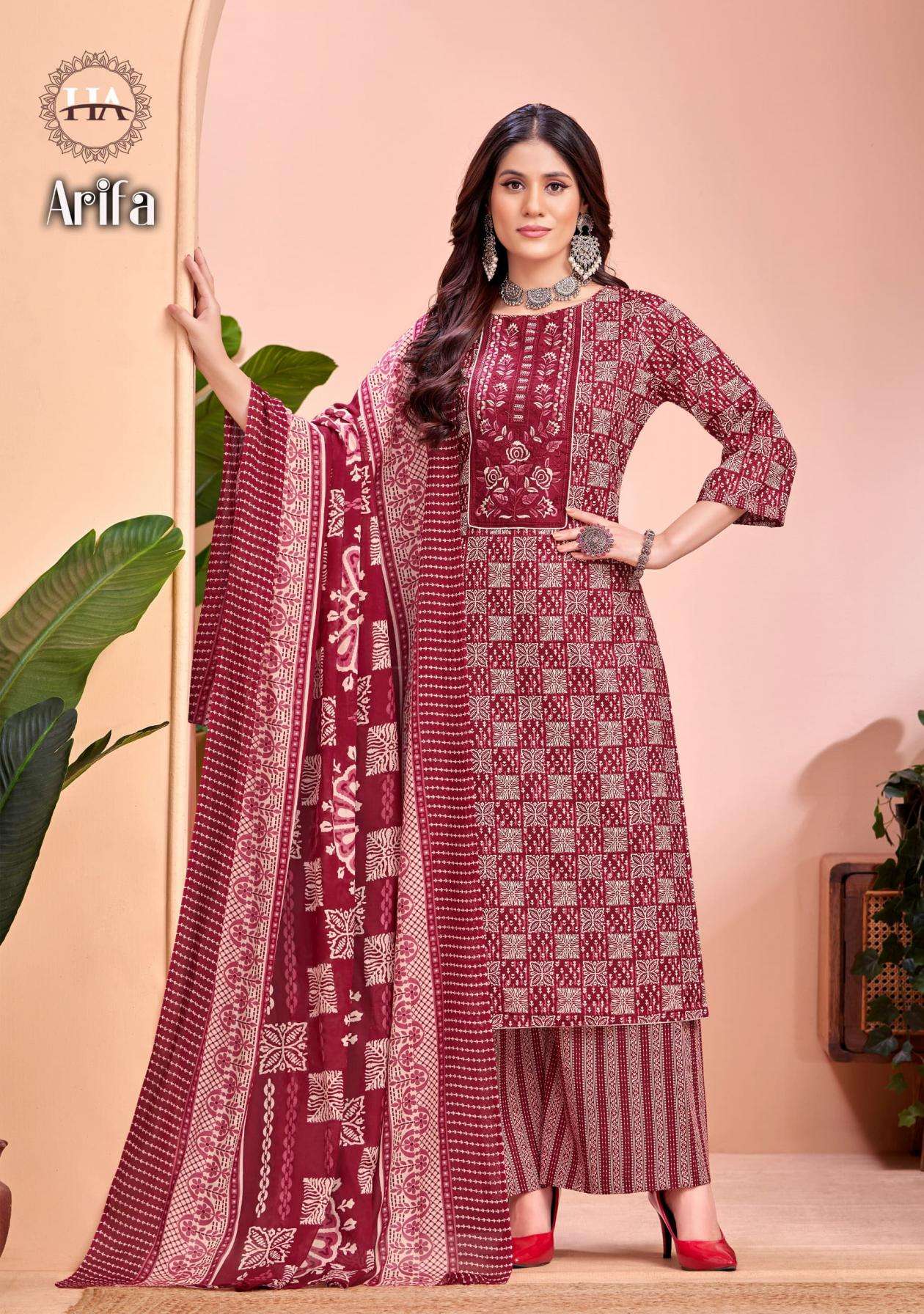 ALOK SUIT LAUNCH AARIFA VOL 2 BRAND COTTON UNSTITCH LADIES SUIT DEALER