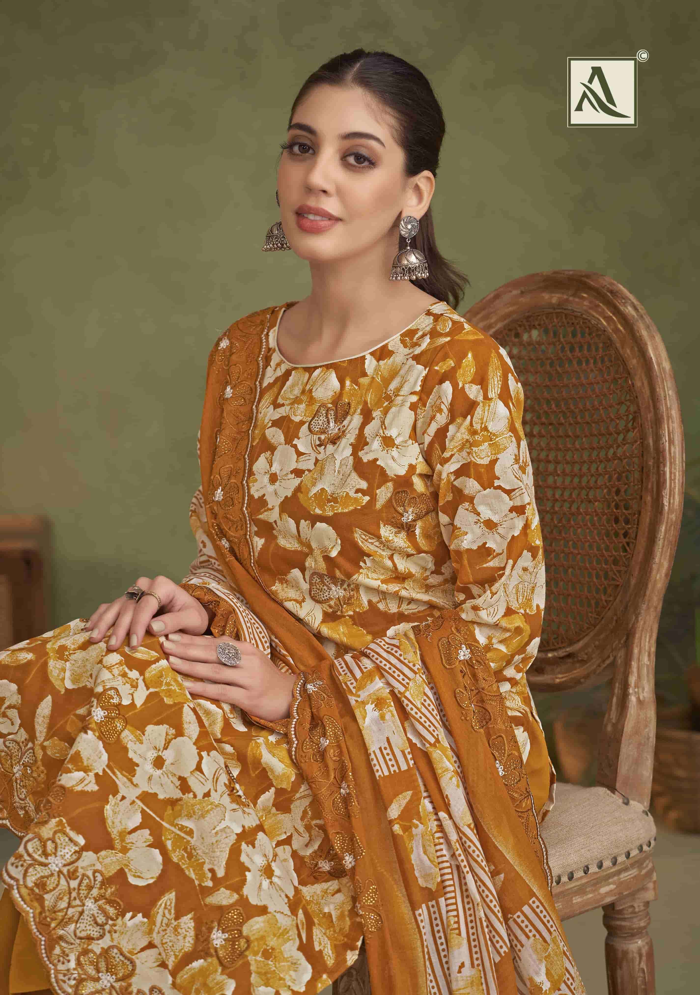 ALOK SUIT RAINBOW EDITION 4 CASUAL COTTON FLOWER PRINT SUIT WOMEN ONLINE STORE INDIA