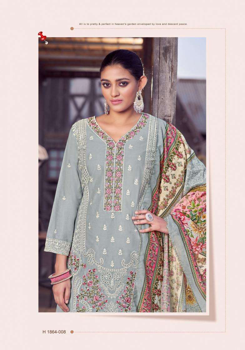ALOK SUIT TABEER VOL 20 LAWN PAKISTANI PATTERN UNSTITCH SUIT DEALER