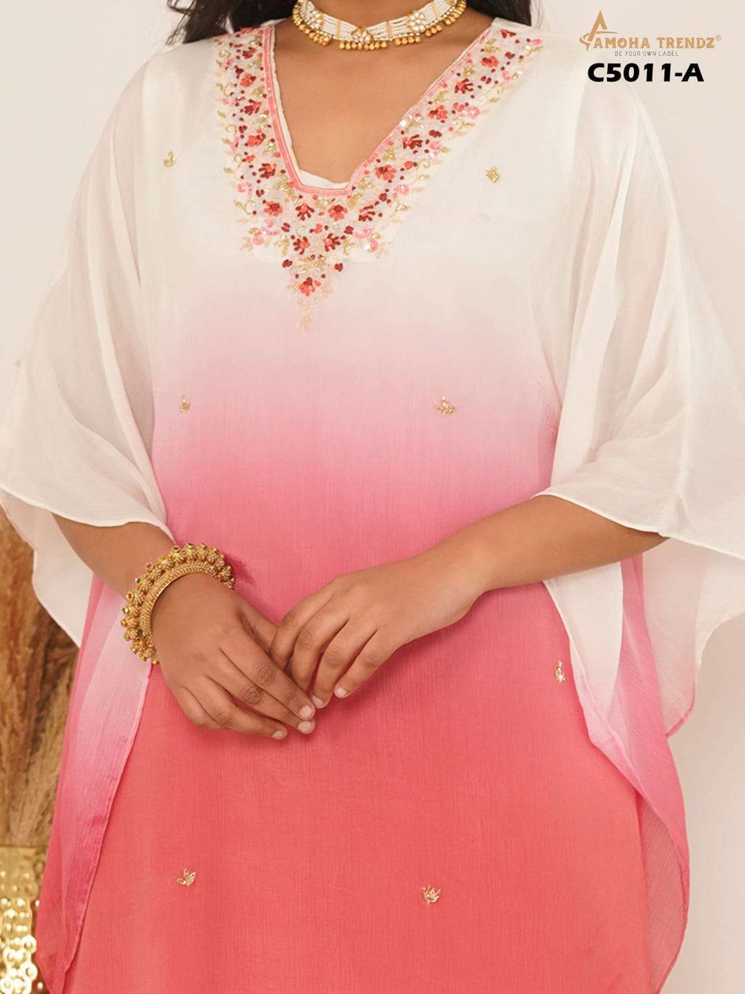 AMOHA TRENDS C 5011 LATEST DESIGN KARFTAN PALAZZO SUIT DEALER SHOP