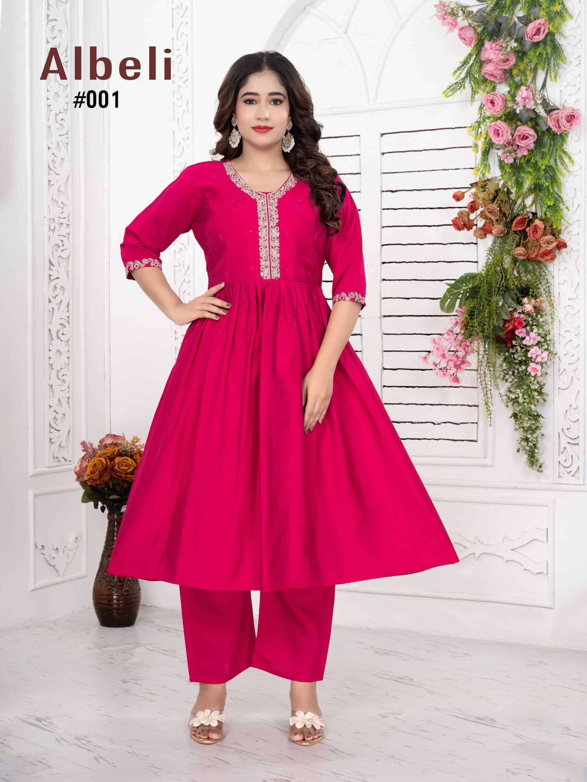 BEAUTY QUEEN ALBELI VOL 3 READYMADE SILK KURTI COLLECTION DEALER