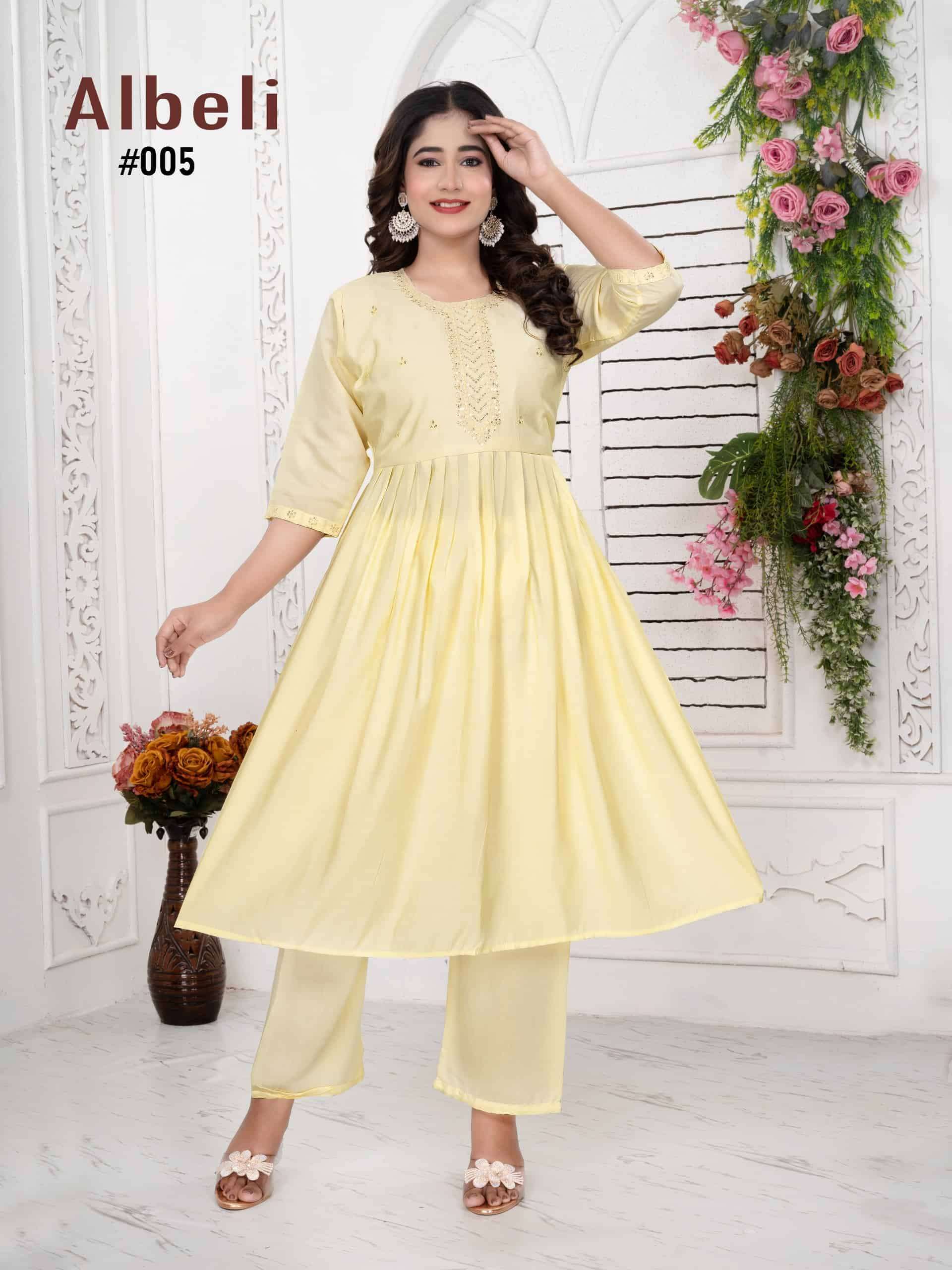 BEAUTY QUEEN ALBELI VOL 3 READYMADE SILK KURTI COLLECTION DEALER
