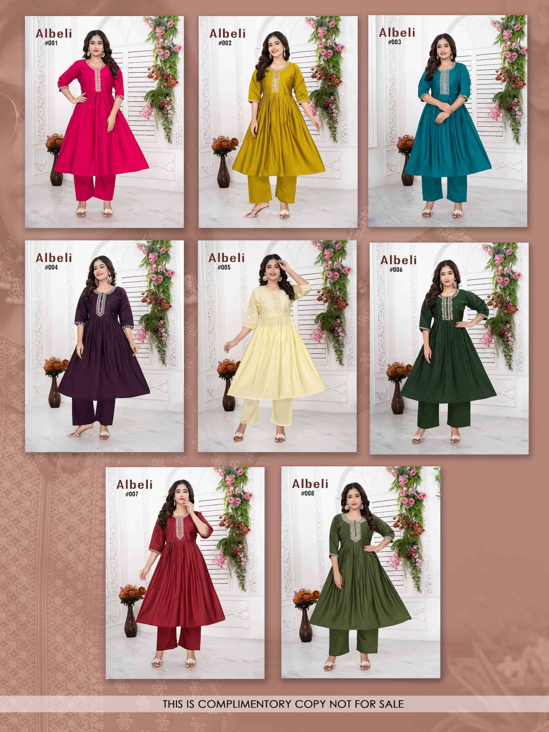 BEAUTY QUEEN ALBELI VOL 3 READYMADE SILK KURTI COLLECTION DEALER