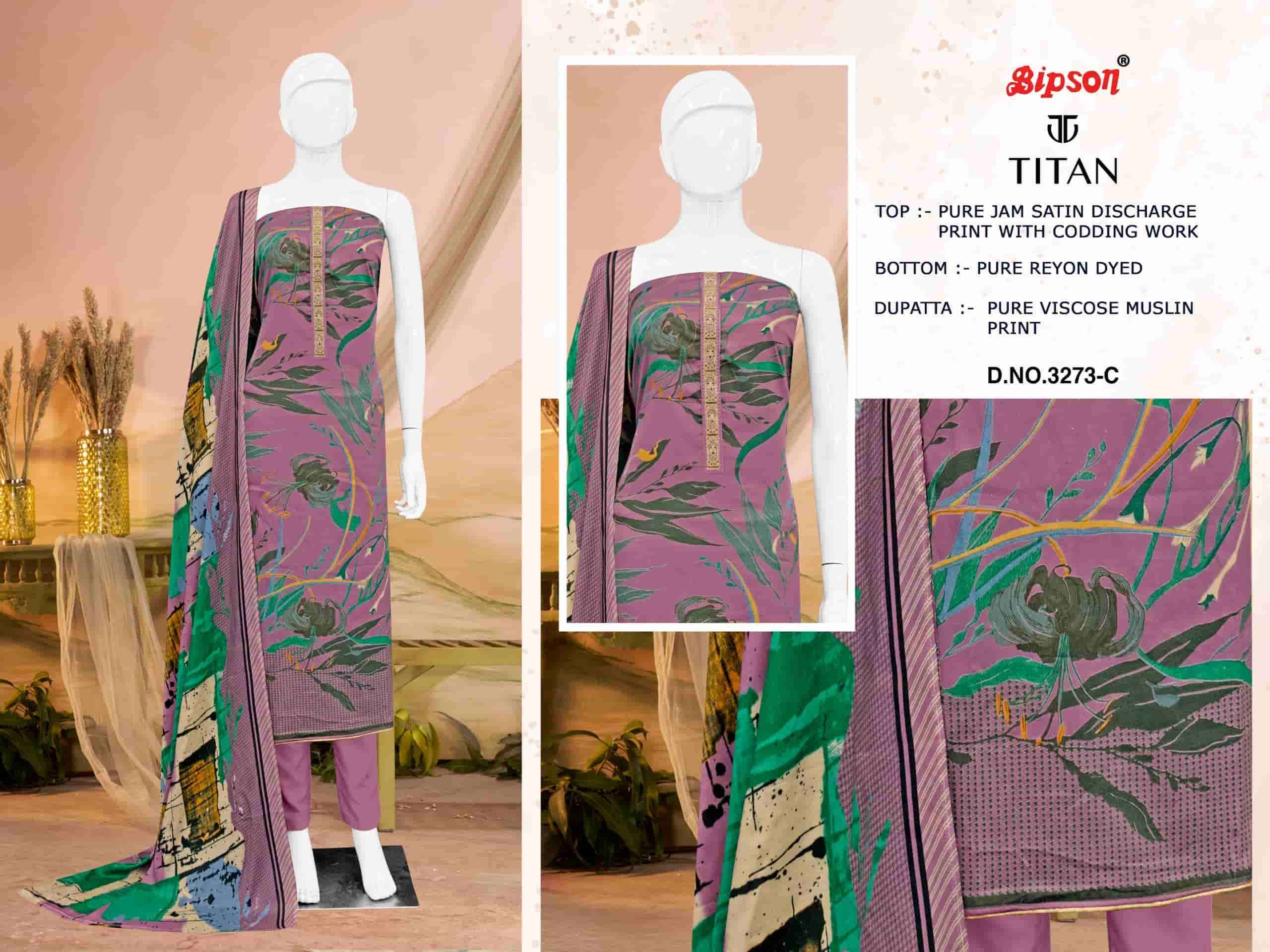 Bipsone Titan 3273 Designer Ethnic Wear Women Material Suit Wholesale 