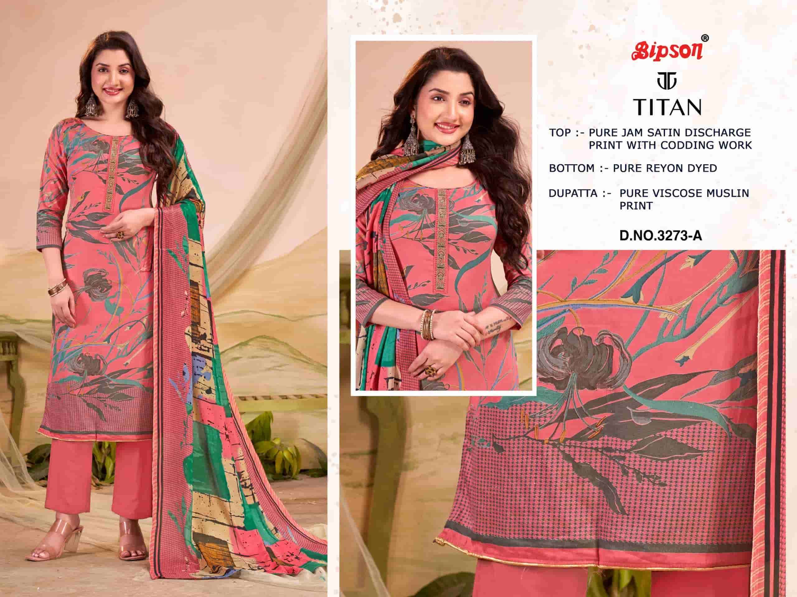 Bipsone Titan 3273 Designer Ethnic Wear Women Material Suit Wholesale 
