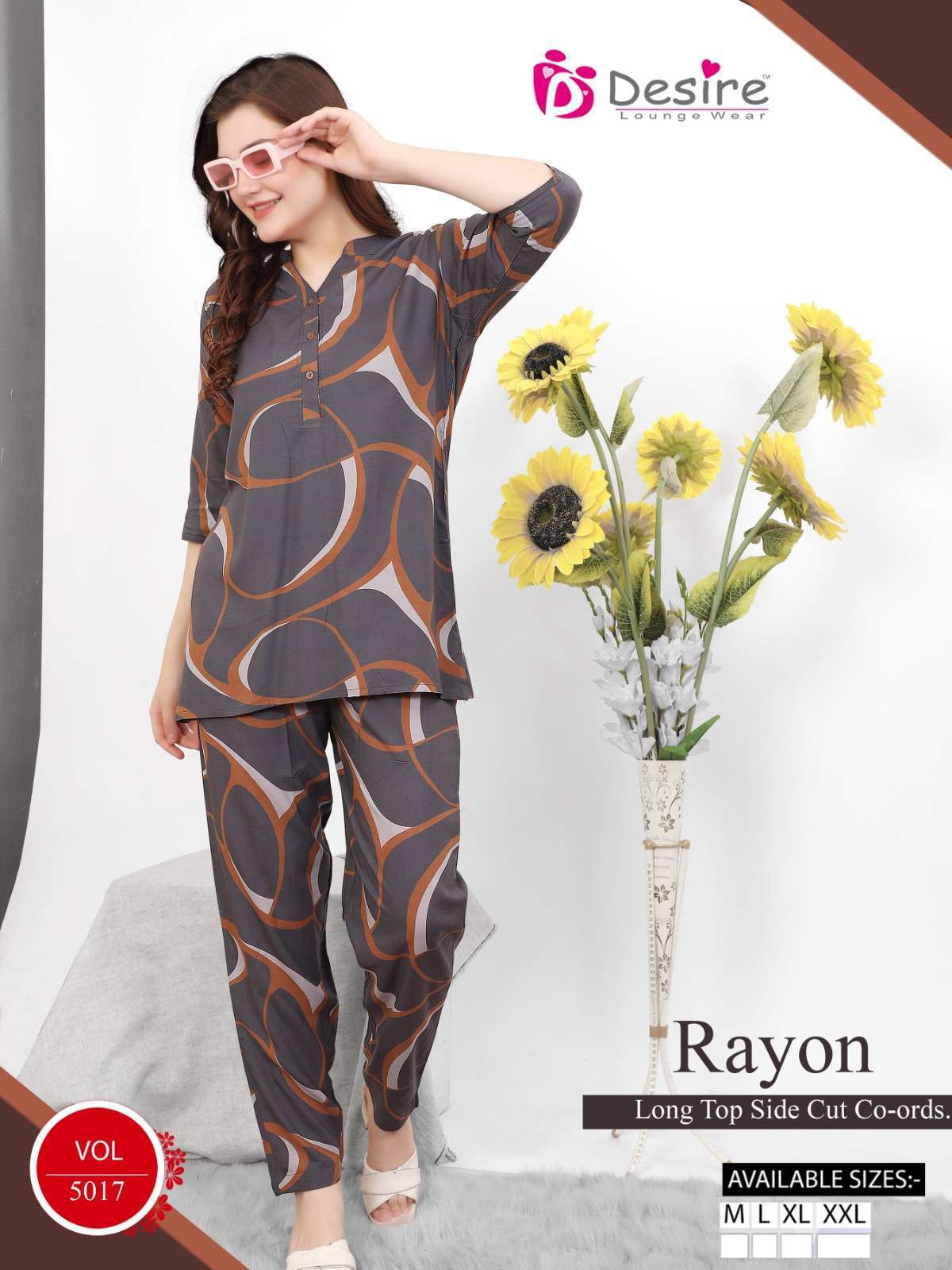DESIRE PREMIUM RAYON FANCY NIGHT DRESS FOR WOMEN SUPPLIER