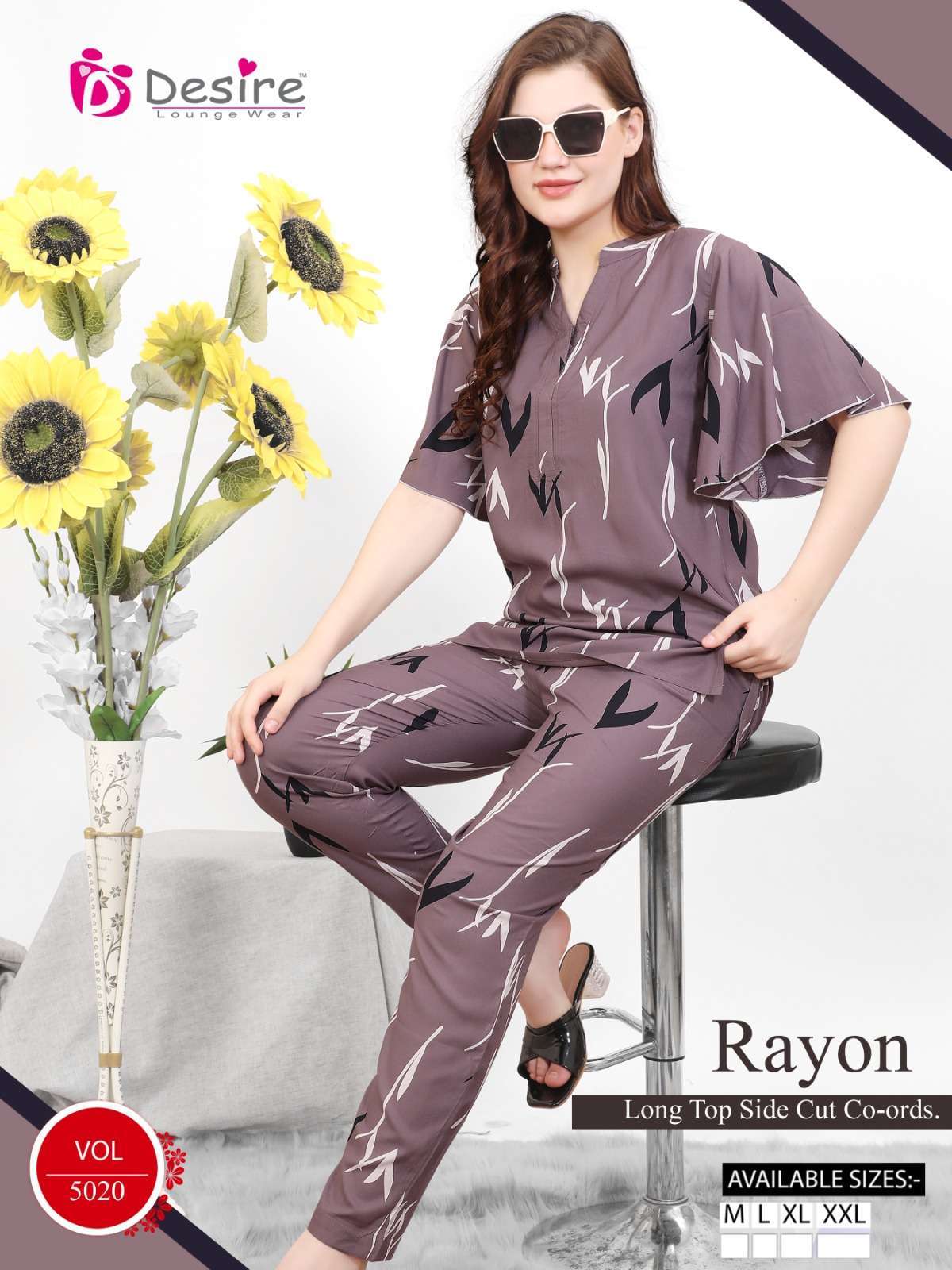 DESIRE PREMIUM RAYON FANCY NIGHT DRESS FOR WOMEN SUPPLIER