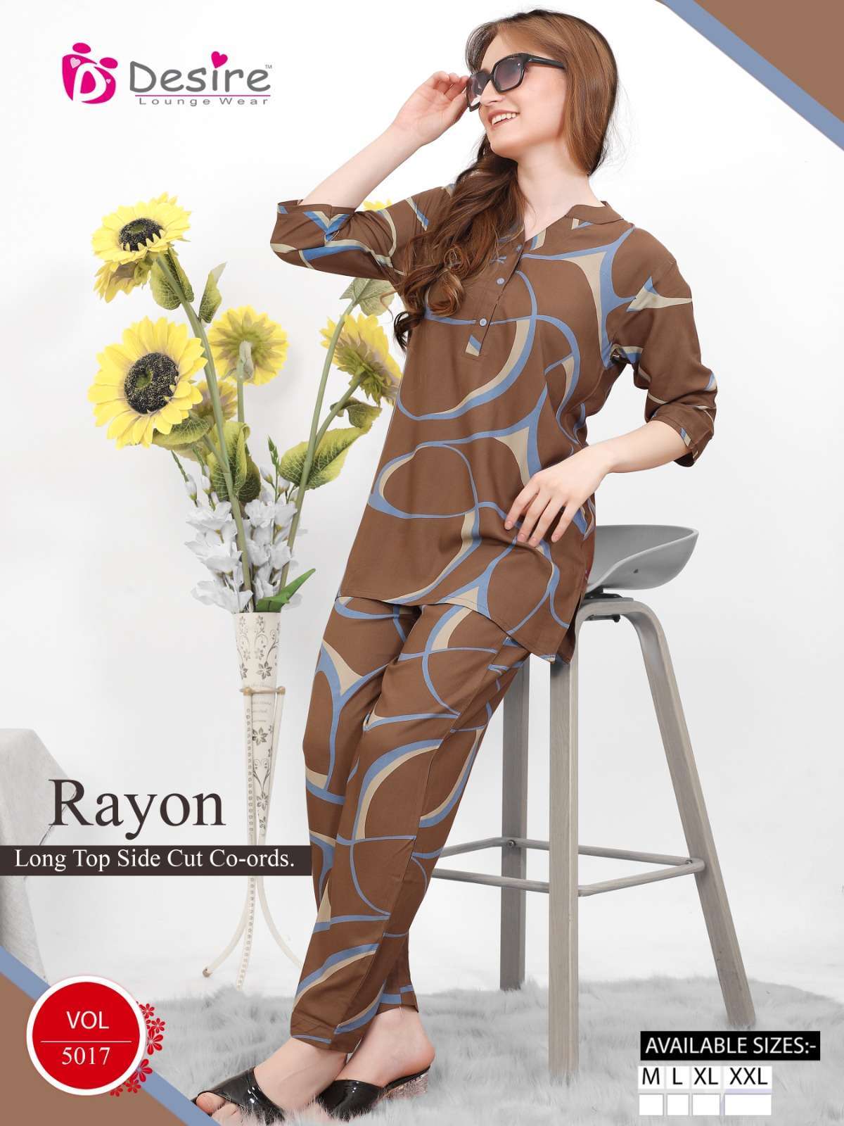 DESIRE PREMIUM RAYON FANCY NIGHT DRESS FOR WOMEN SUPPLIER