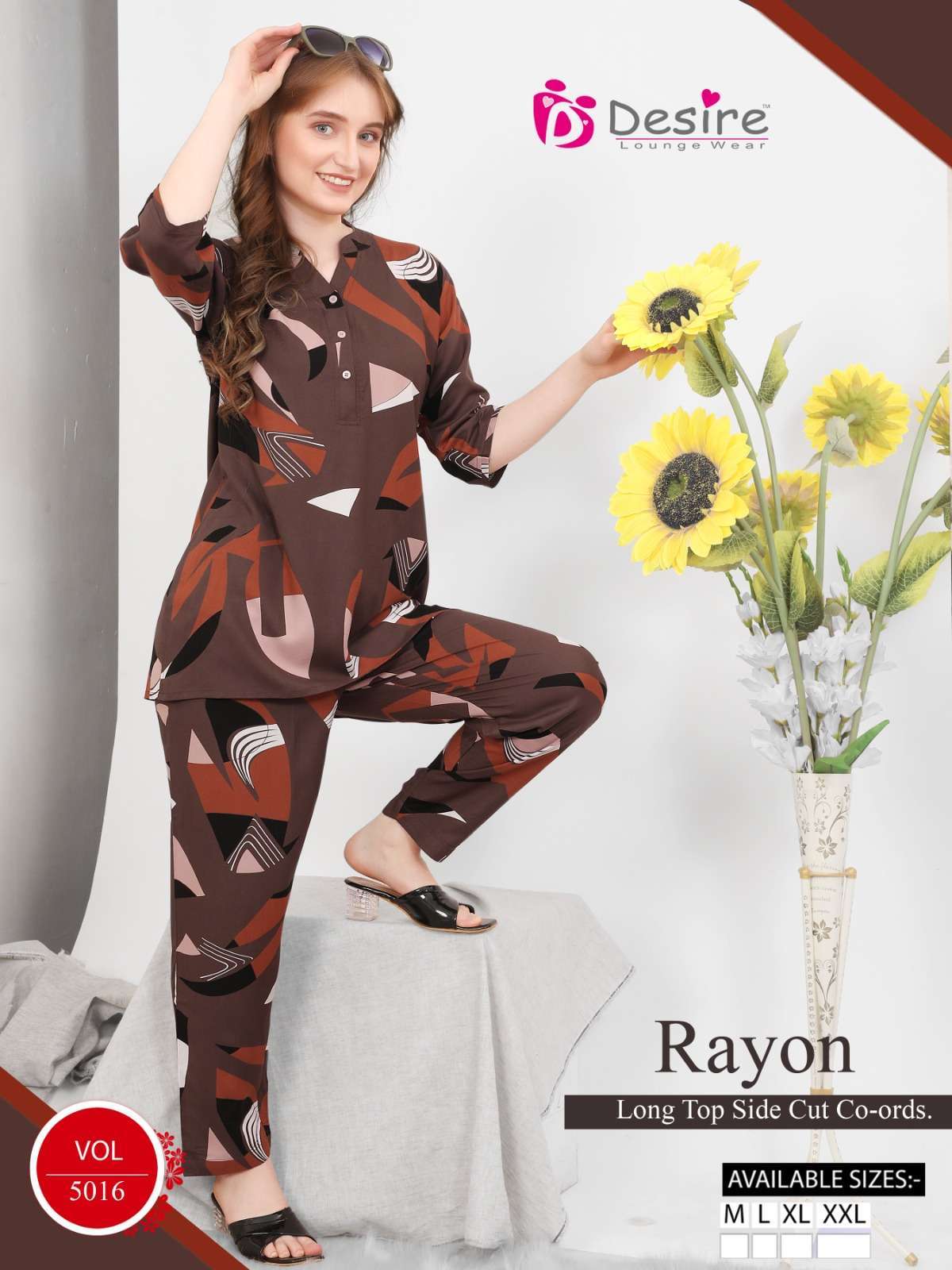 DESIRE PREMIUM RAYON FANCY NIGHT DRESS FOR WOMEN SUPPLIER