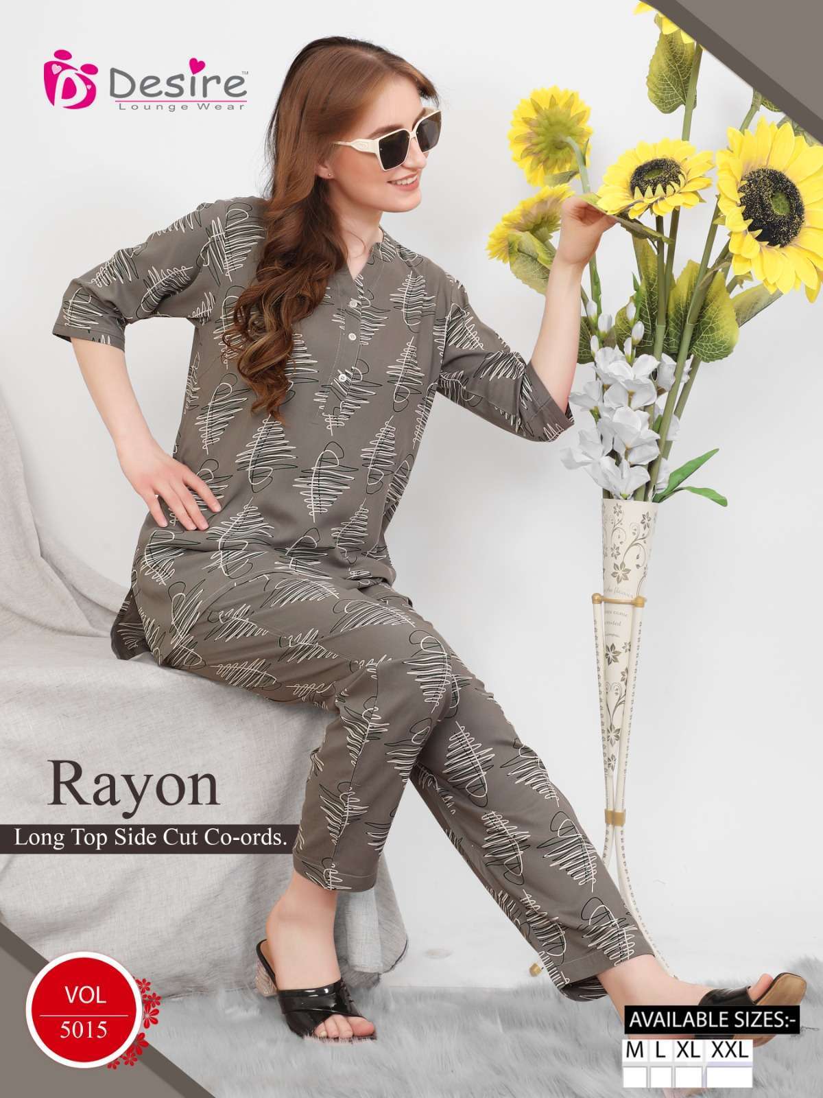 DESIRE PREMIUM RAYON FANCY NIGHT DRESS FOR WOMEN SUPPLIER
