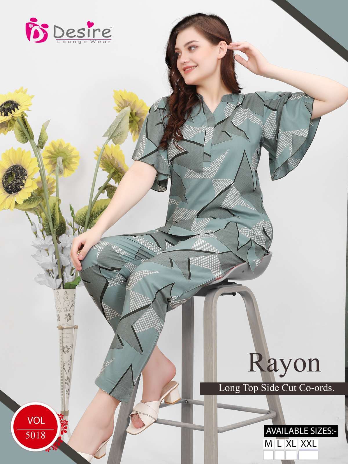DESIRE PREMIUM RAYON FANCY NIGHT DRESS FOR WOMEN SUPPLIER
