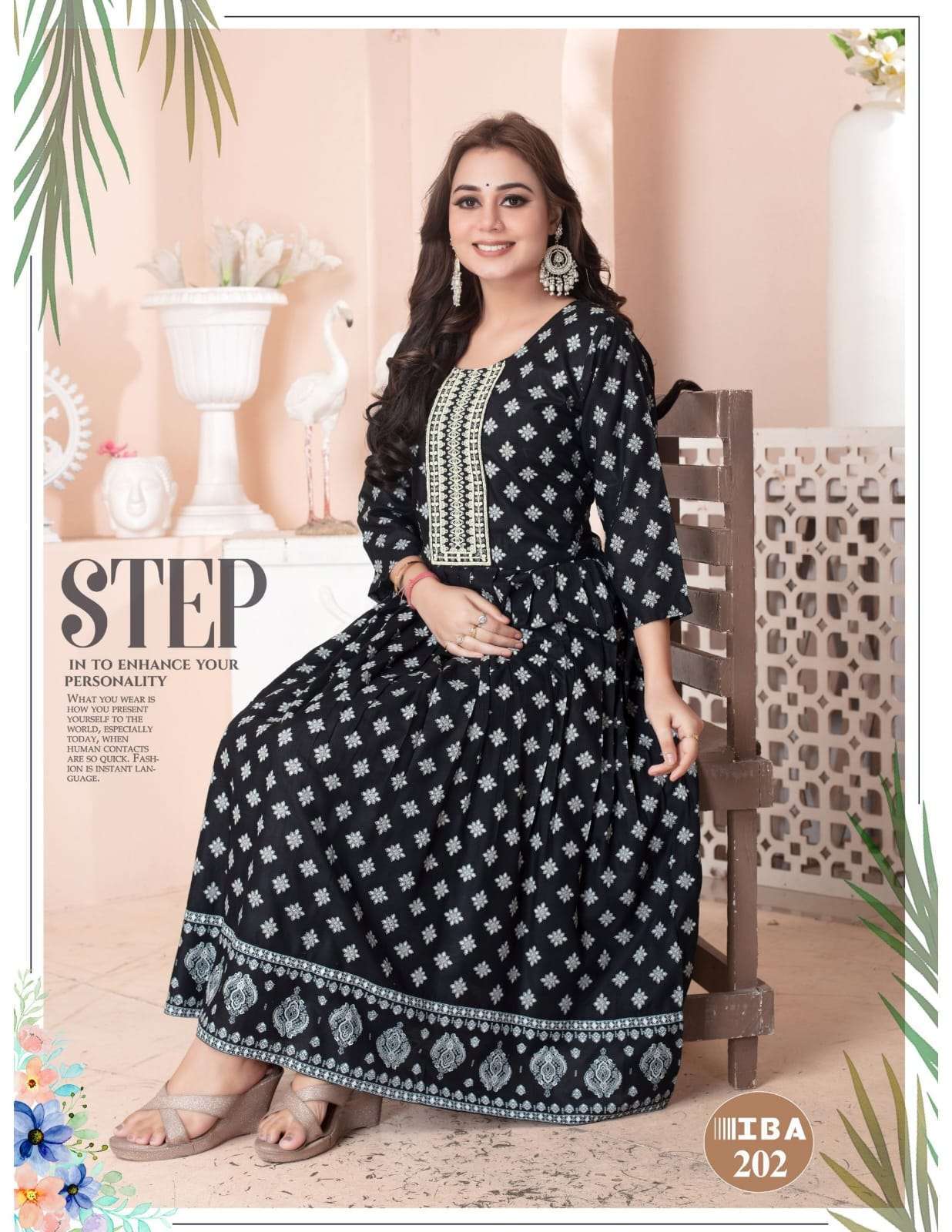 FASHION TALK IBA VOL 2 LADIES WEAR FANCY RAYON KURTI COLLECTION SHOP