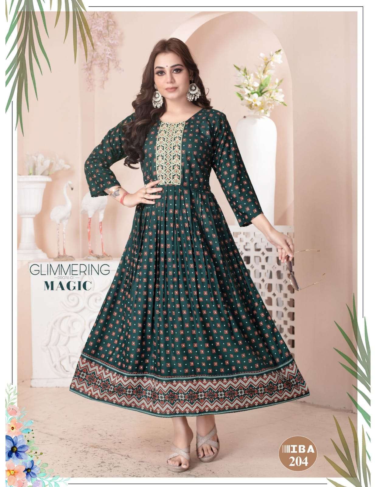 FASHION TALK IBA VOL 2 LADIES WEAR FANCY RAYON KURTI COLLECTION SHOP