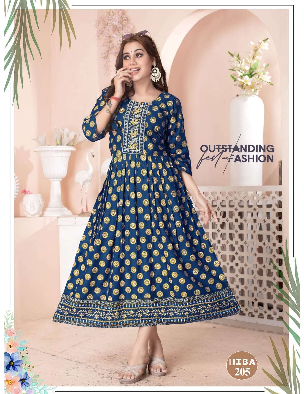 FASHION TALK IBA VOL 2 LADIES WEAR FANCY RAYON KURTI COLLECTION SHOP