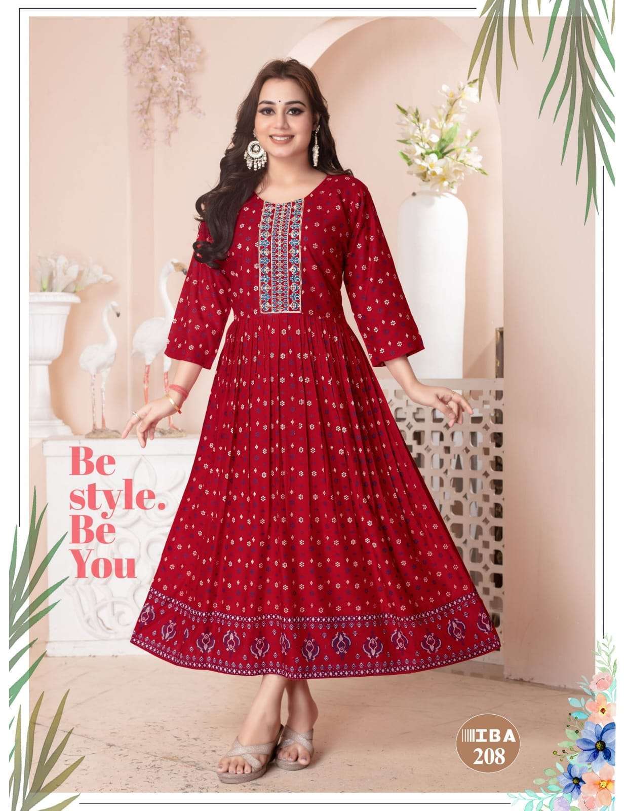 FASHION TALK IBA VOL 2 LADIES WEAR FANCY RAYON KURTI COLLECTION SHOP