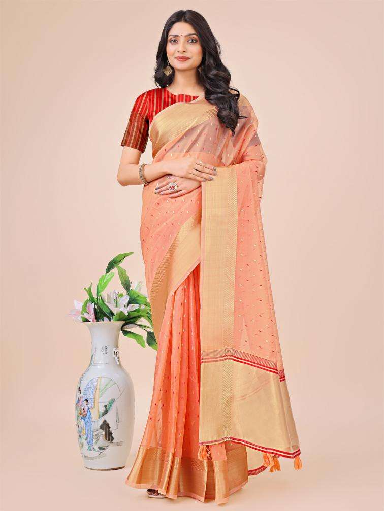 ASTITA FLORANCE ORGANZA FABRIC FANCY LOOK SAREE 