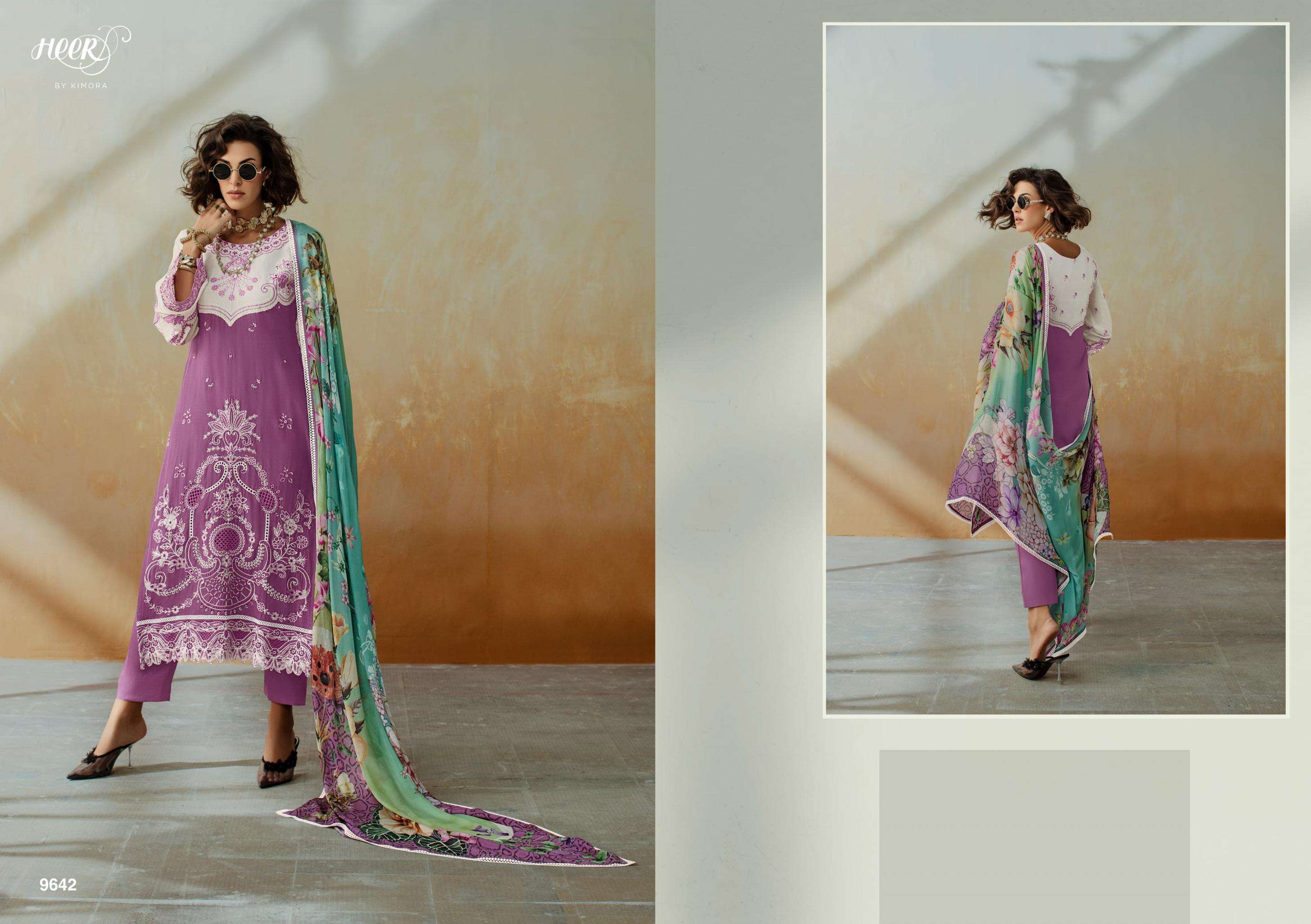 KIMORA FASHION CHIC VOL 208 UNIQUE COLOUR MUSLIN SILK SALWAR KAMEEZ 