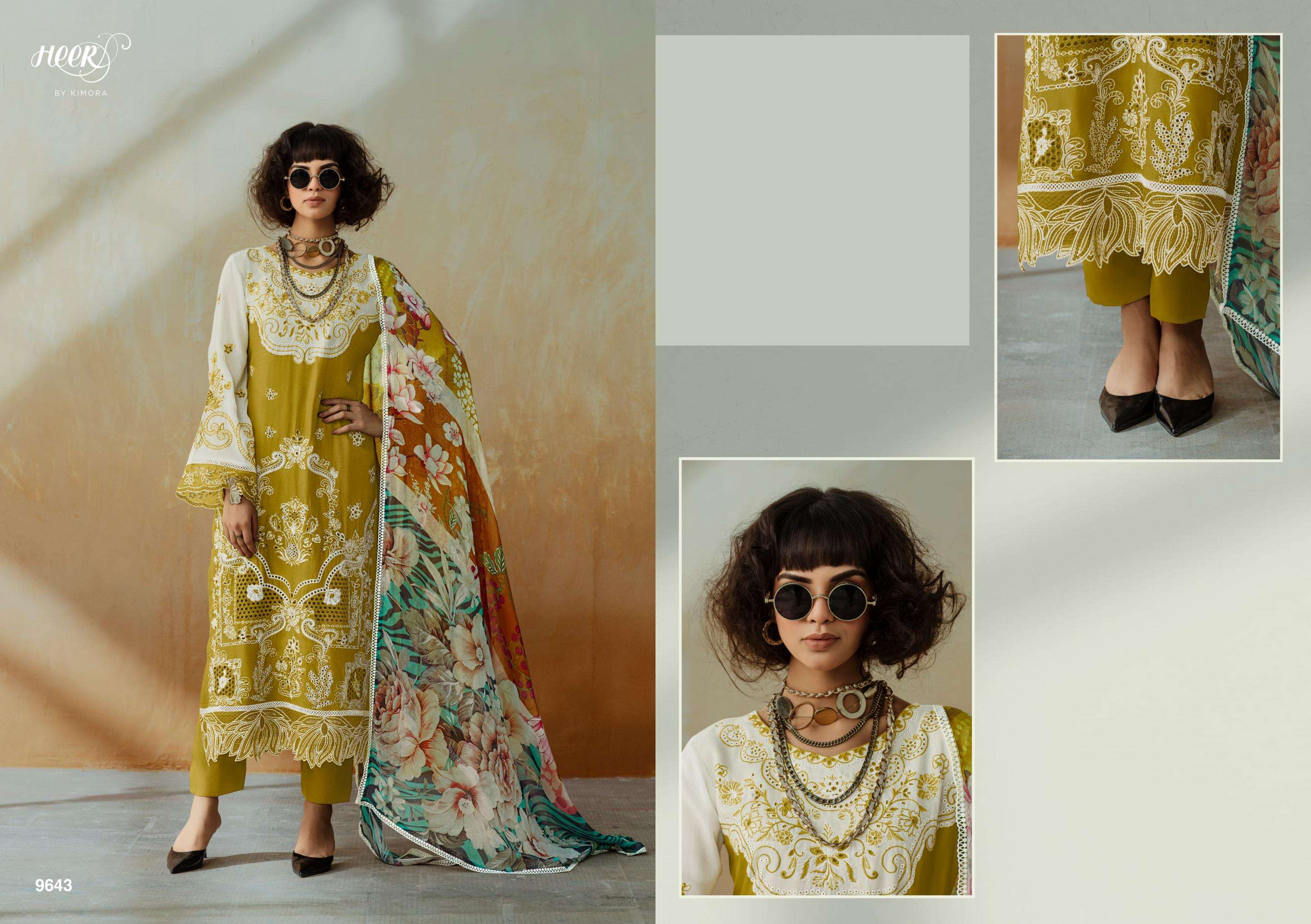 KIMORA FASHION CHIC VOL 208 UNIQUE COLOUR MUSLIN SILK SALWAR KAMEEZ 