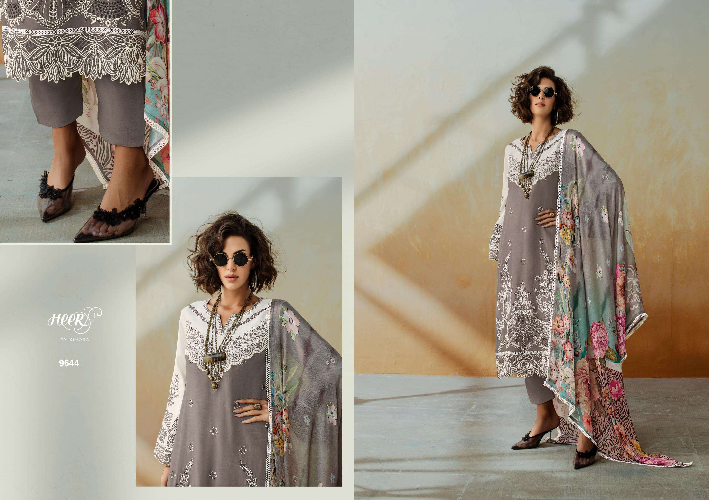 KIMORA FASHION CHIC VOL 208 UNIQUE COLOUR MUSLIN SILK SALWAR KAMEEZ 