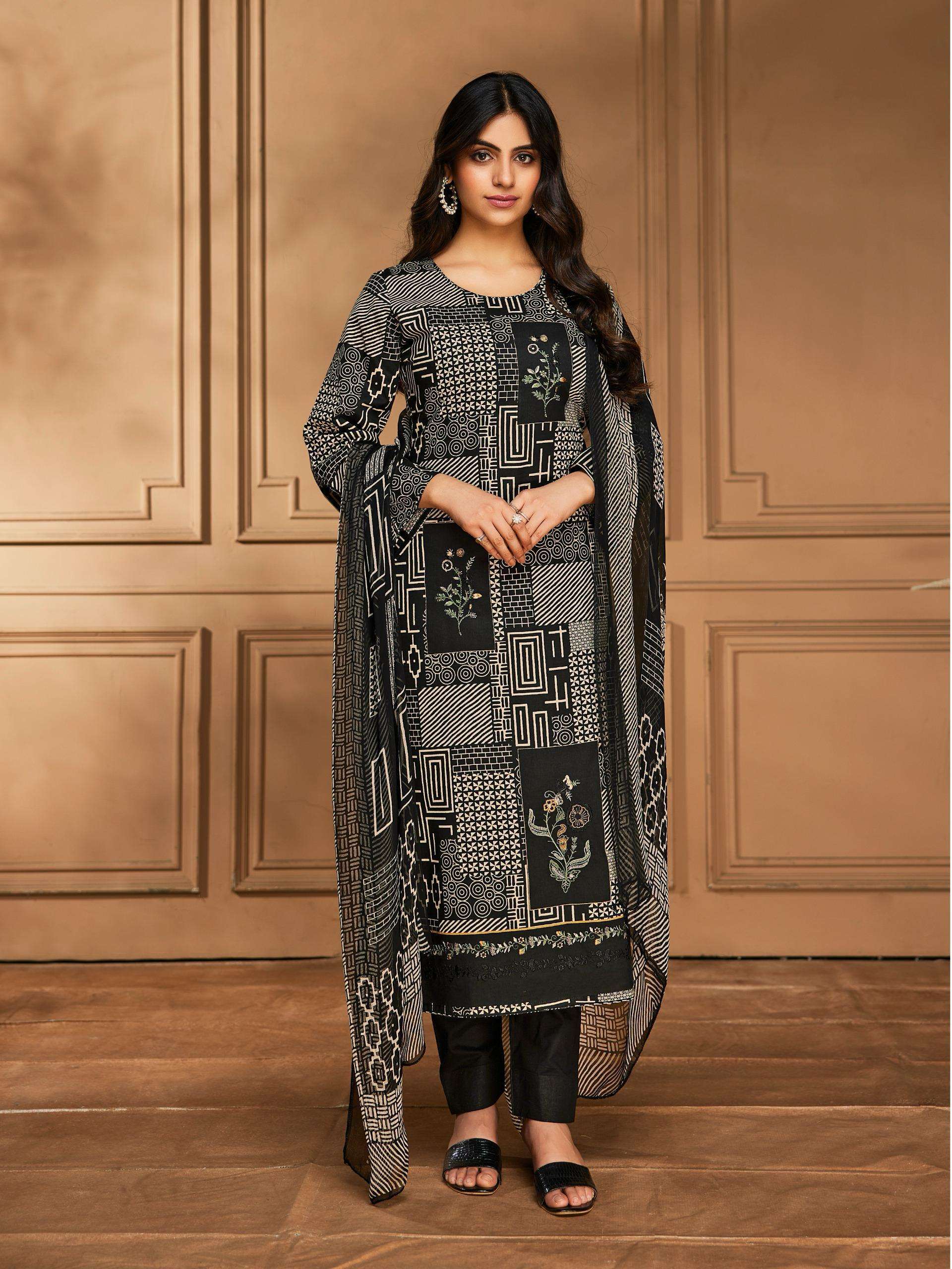 IBIZA FASHION MANTRA DIGITAL PRINT HIT SUMMER LADIES SUIT SUPPLIER