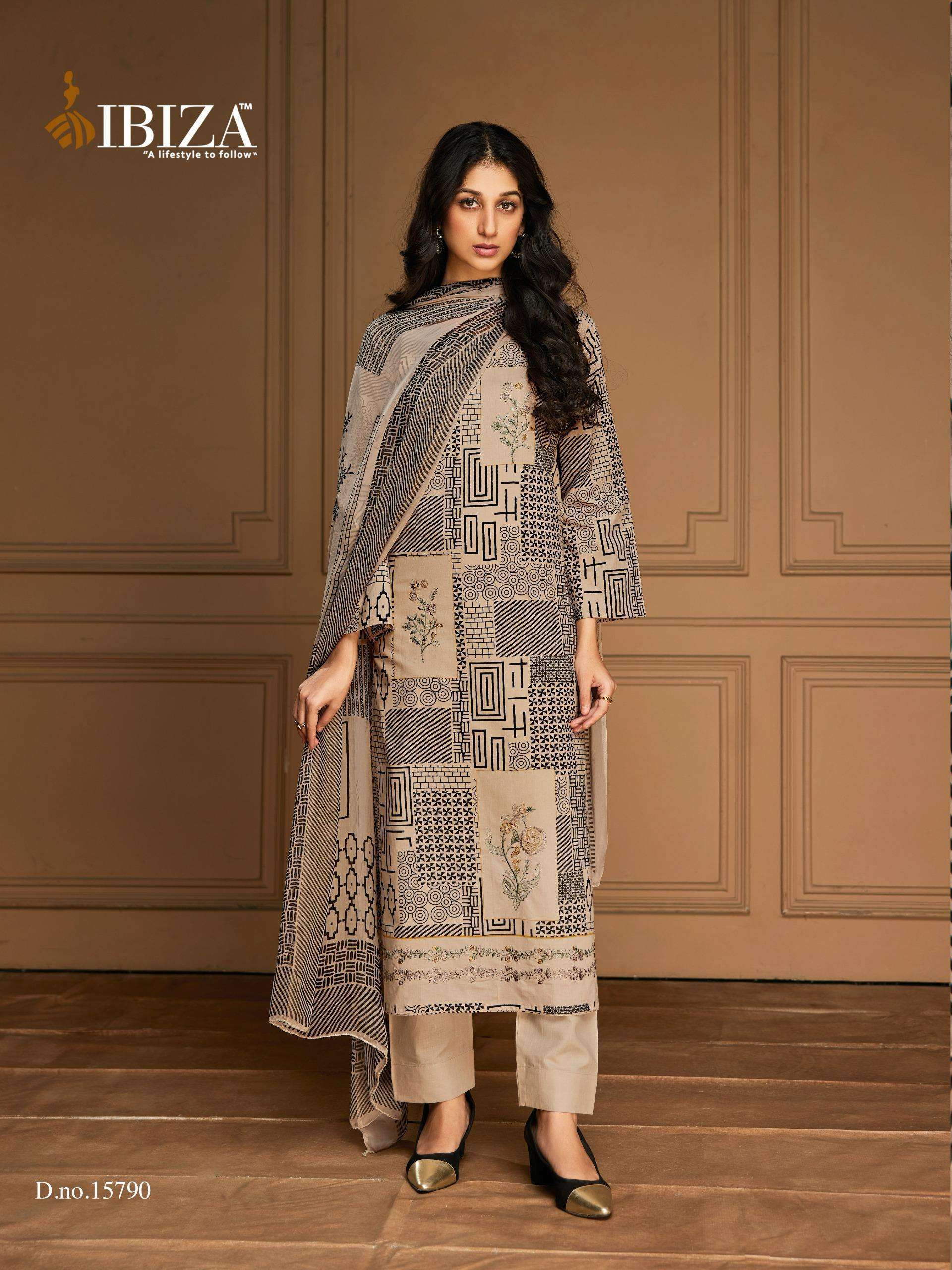 IBIZA FASHION MANTRA DIGITAL PRINT HIT SUMMER LADIES SUIT SUPPLIER