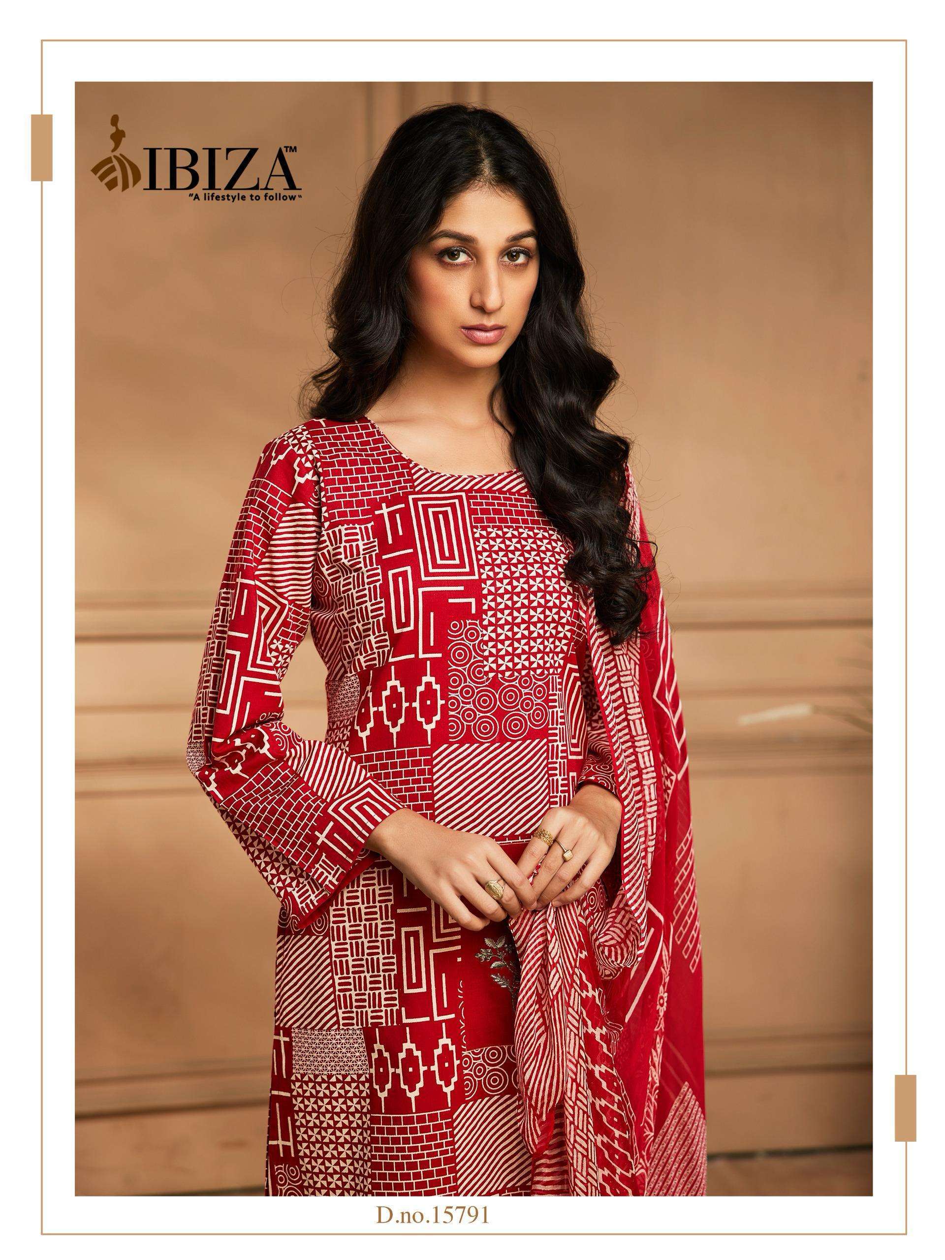 IBIZA FASHION MANTRA DIGITAL PRINT HIT SUMMER LADIES SUIT SUPPLIER