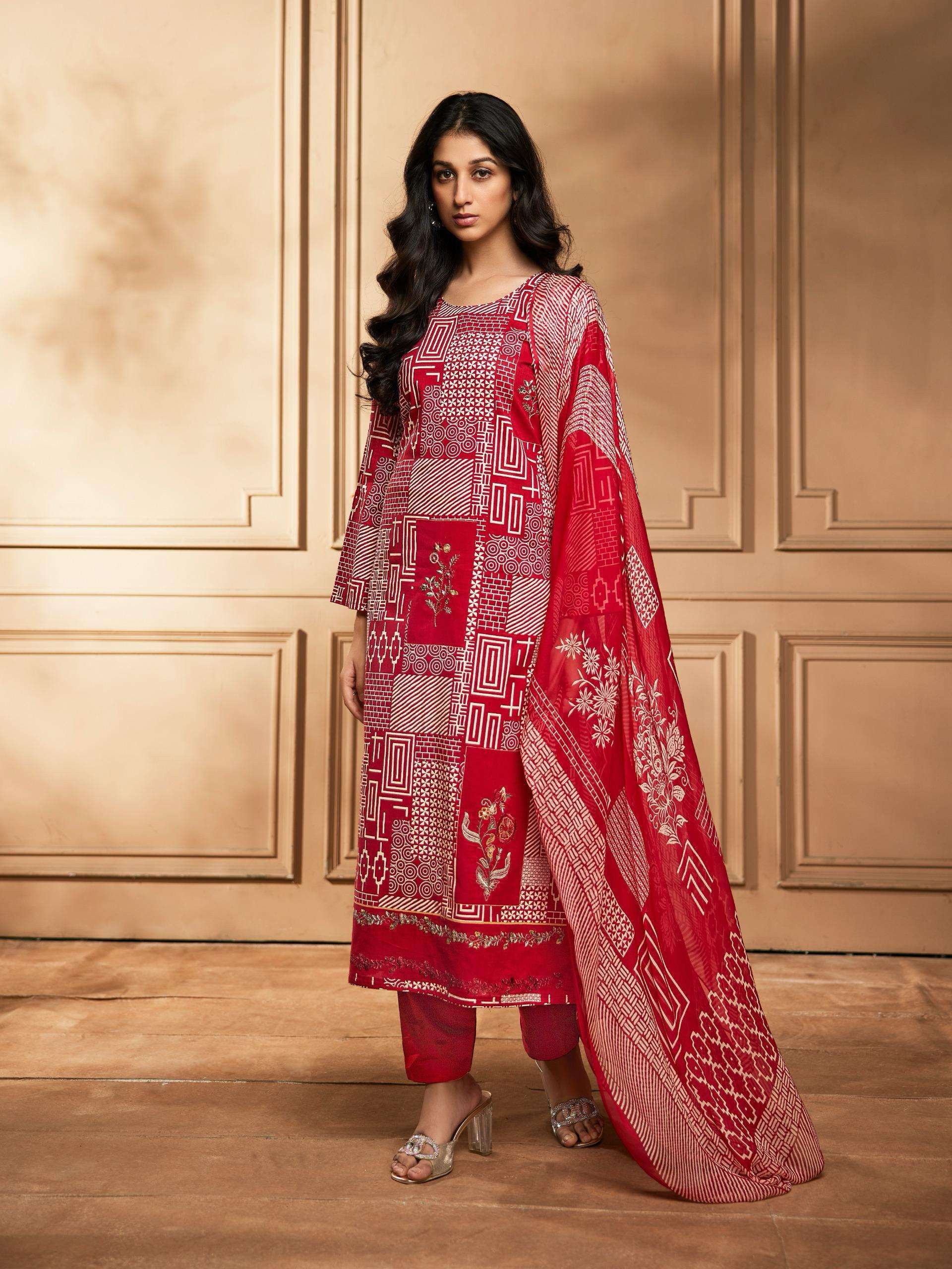 IBIZA FASHION MANTRA DIGITAL PRINT HIT SUMMER LADIES SUIT SUPPLIER