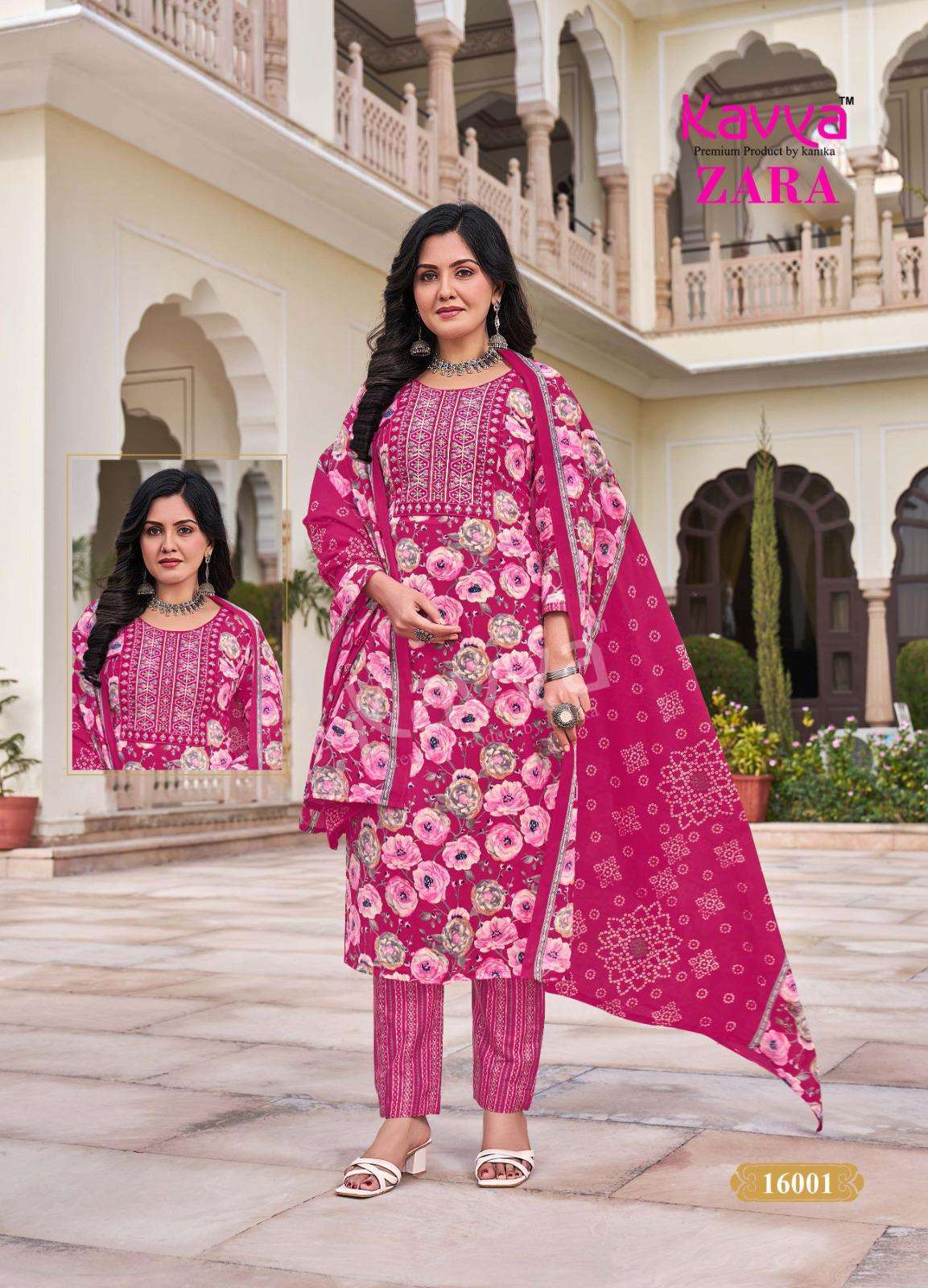 KAVYA ZARA VOL 16 COTTON READYMADE SALWAR KAMEEZ COLLECTION ETHNIC SHOP