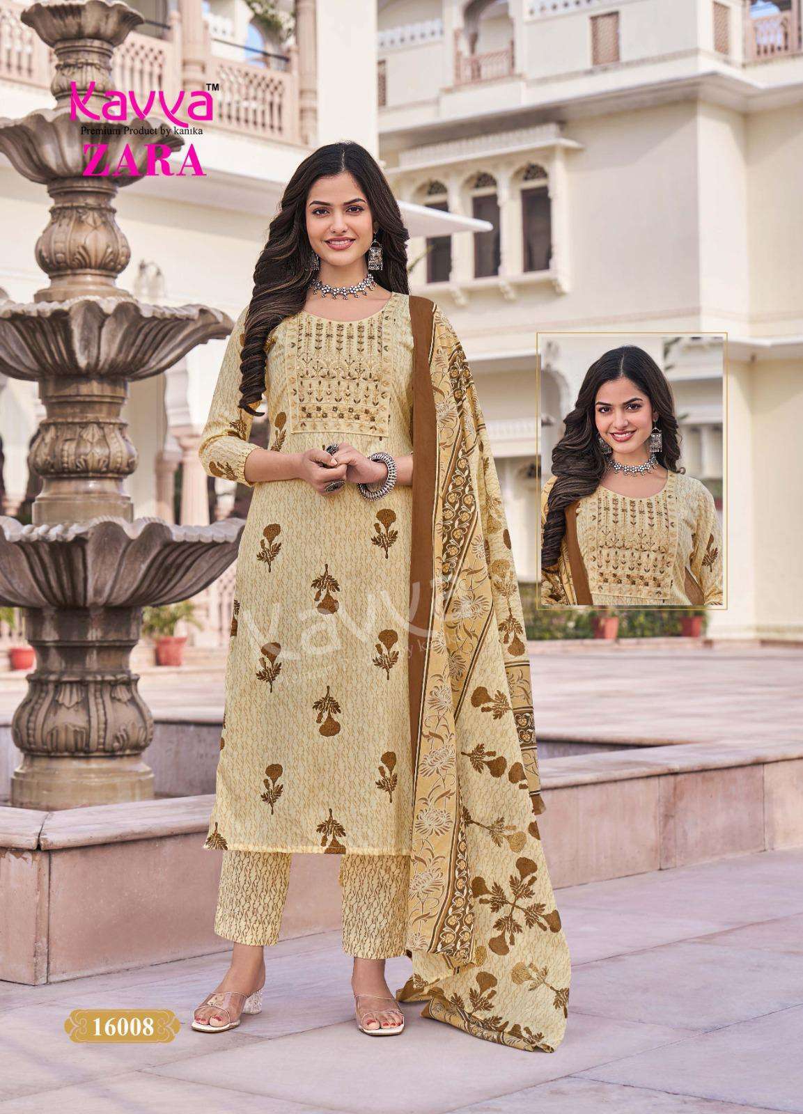 KAVYA ZARA VOL 16 COTTON READYMADE SALWAR KAMEEZ COLLECTION ETHNIC SHOP