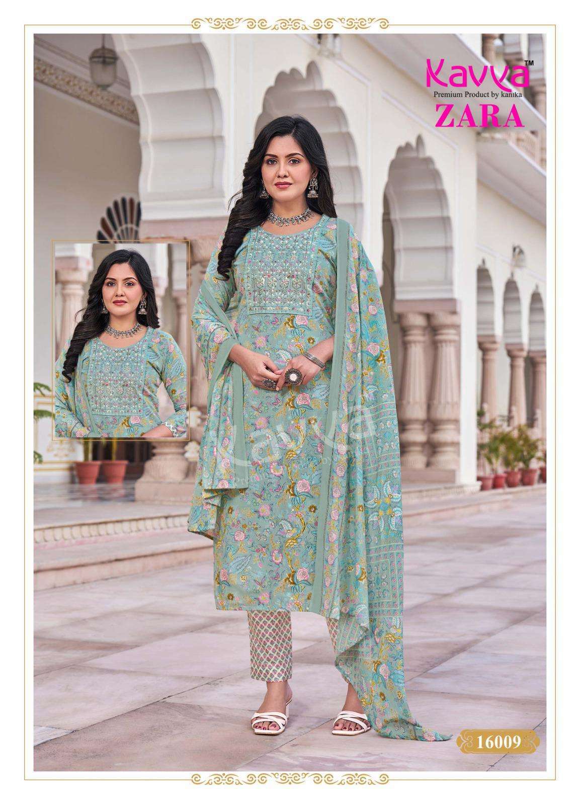 KAVYA ZARA VOL 16 COTTON READYMADE SALWAR KAMEEZ COLLECTION ETHNIC SHOP