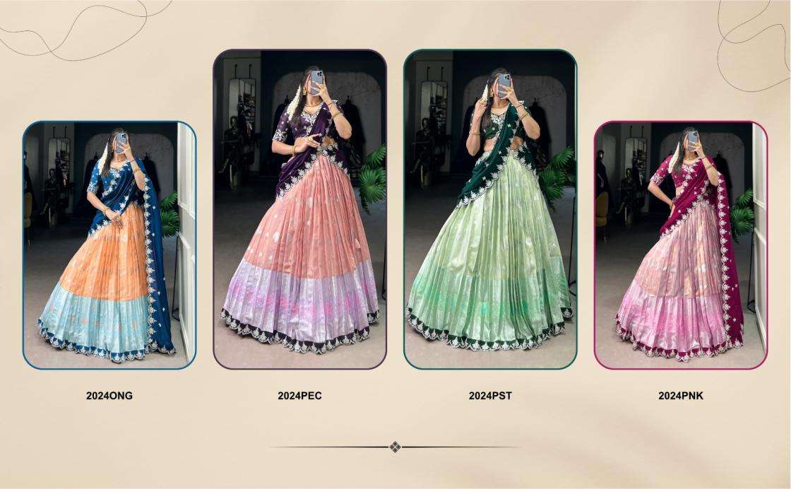 LNB 2024 ZARI KOTA WEAVING DESIGN FUNCTION SPECIAL LEHENGA CHOLI COLLECTION 