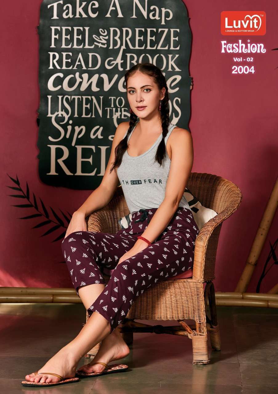 LUVIT FASHION VOL 2 SUMMER WEAR PRINTED CAPRI WOMEN WHOLESALE