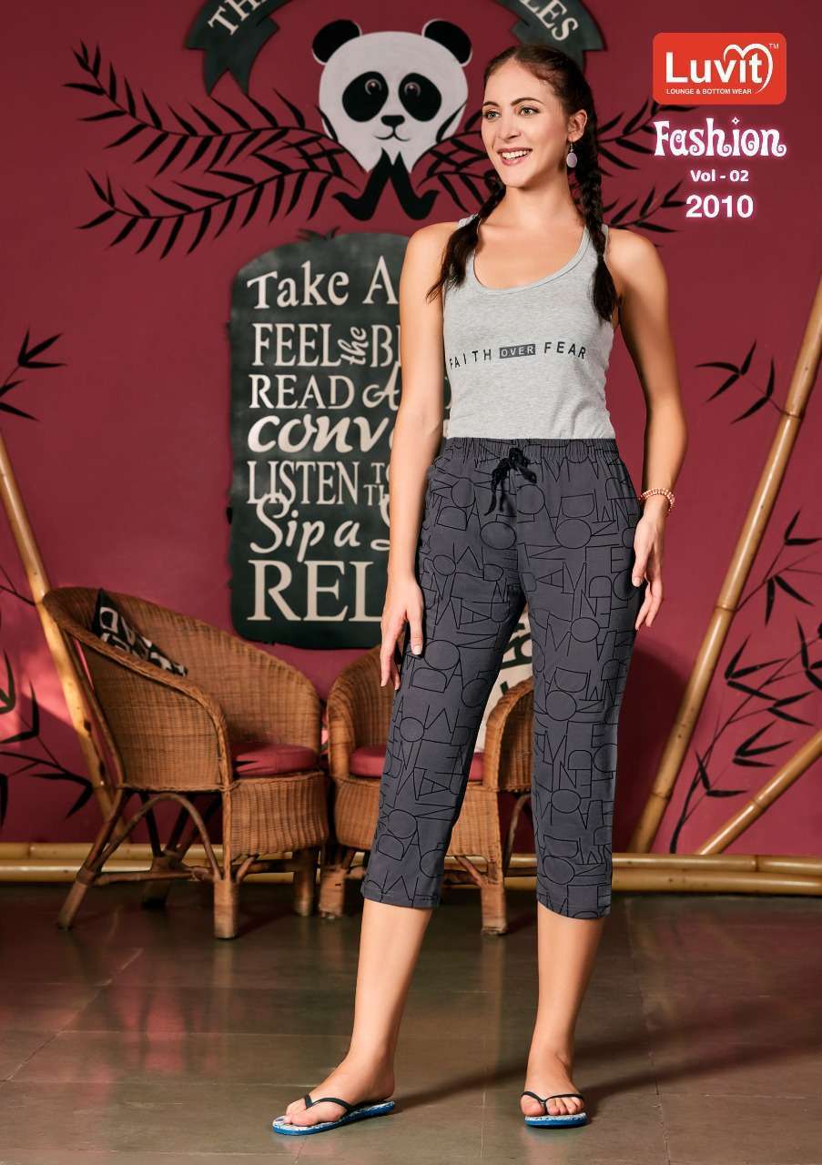 LUVIT FASHION VOL 2 SUMMER WEAR PRINTED CAPRI WOMEN WHOLESALE