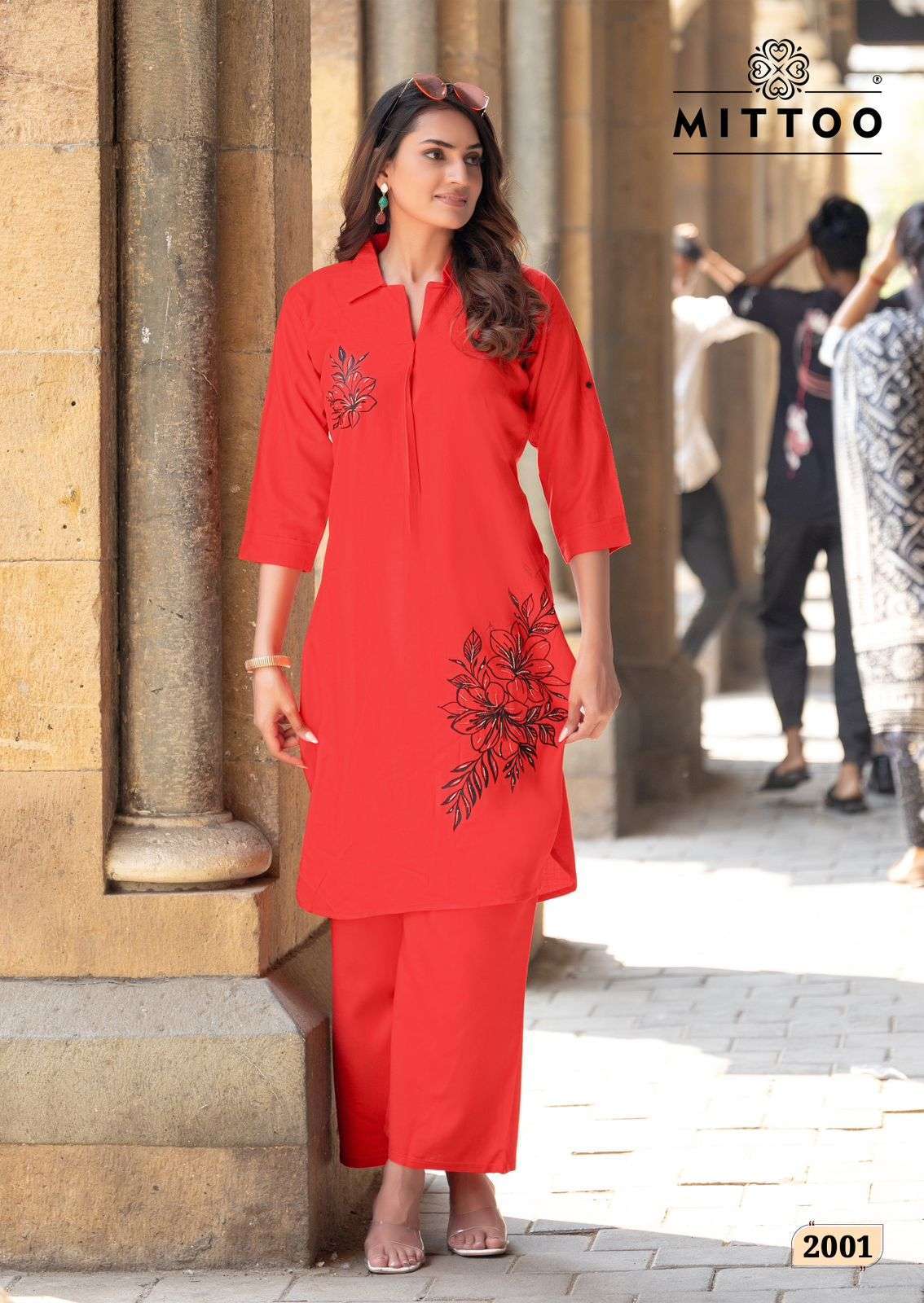 MITTOO ESHANI WOMEN LONG WEAR CORD SET PARTY WEAR WHOLESALE