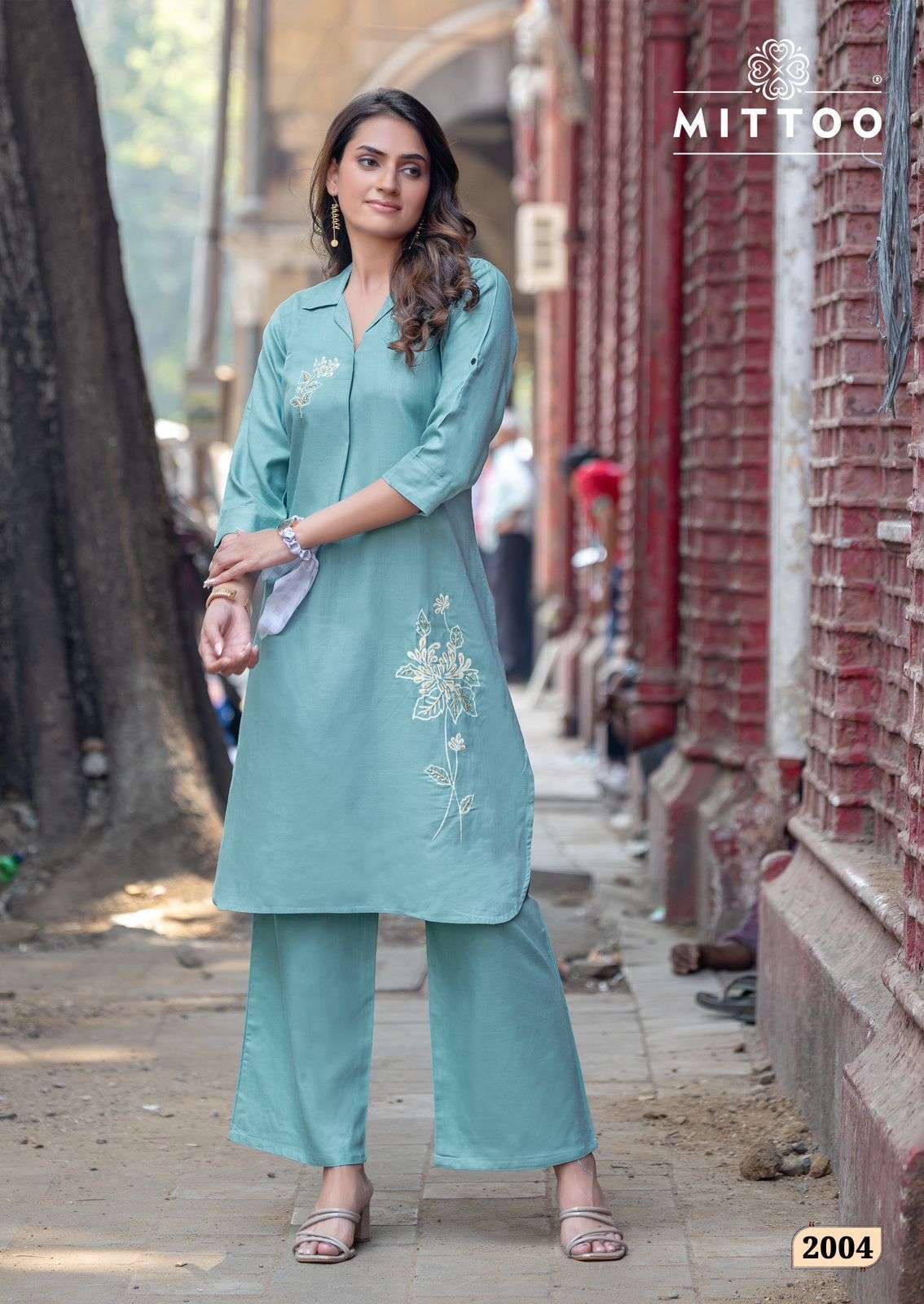 MITTOO ESHANI WOMEN LONG WEAR CORD SET PARTY WEAR WHOLESALE