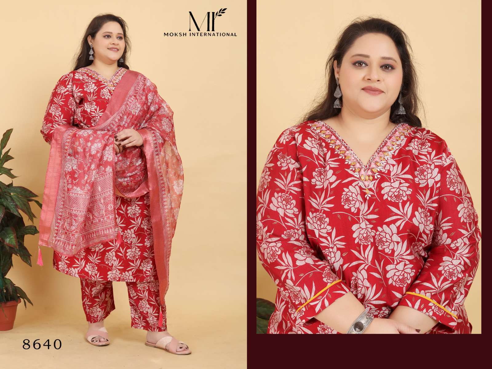 MOKSH BIG SIZE ANGEL VOL 2 PREMIUM DESIGNS 3 PIECE BIG SIZE WOMEN 