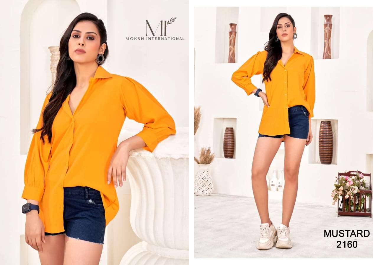 MOKSH DREAMS SHIRT VOL 2 WESTERN STYLE COTTON WOMEN SHIRT DEALER