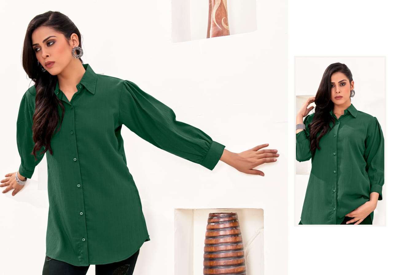 MOKSH DREAMS SHIRT VOL 2 WESTERN STYLE COTTON WOMEN SHIRT DEALER