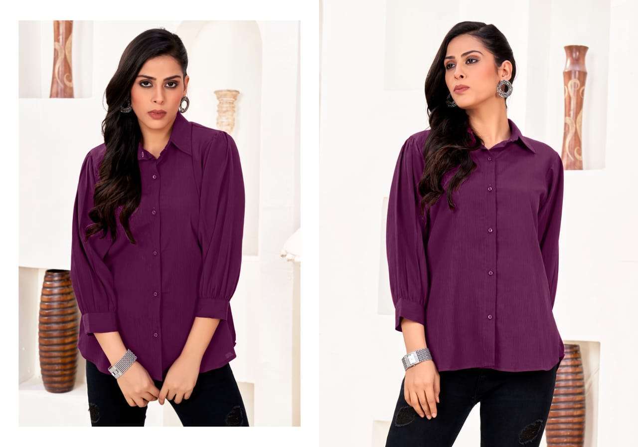 MOKSH DREAMS SHIRT VOL 2 WESTERN STYLE COTTON WOMEN SHIRT DEALER