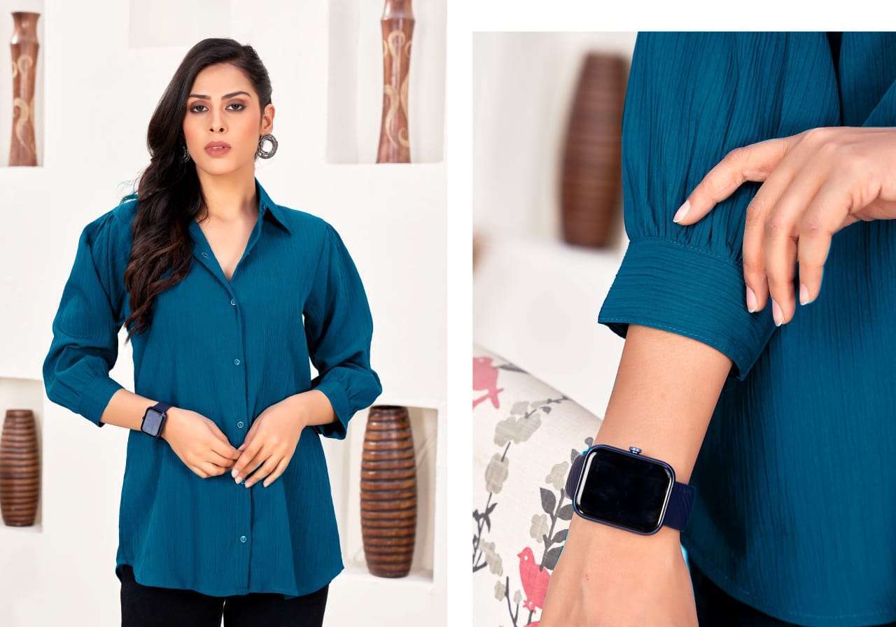 MOKSH DREAMS SHIRT VOL 2 WESTERN STYLE COTTON WOMEN SHIRT DEALER
