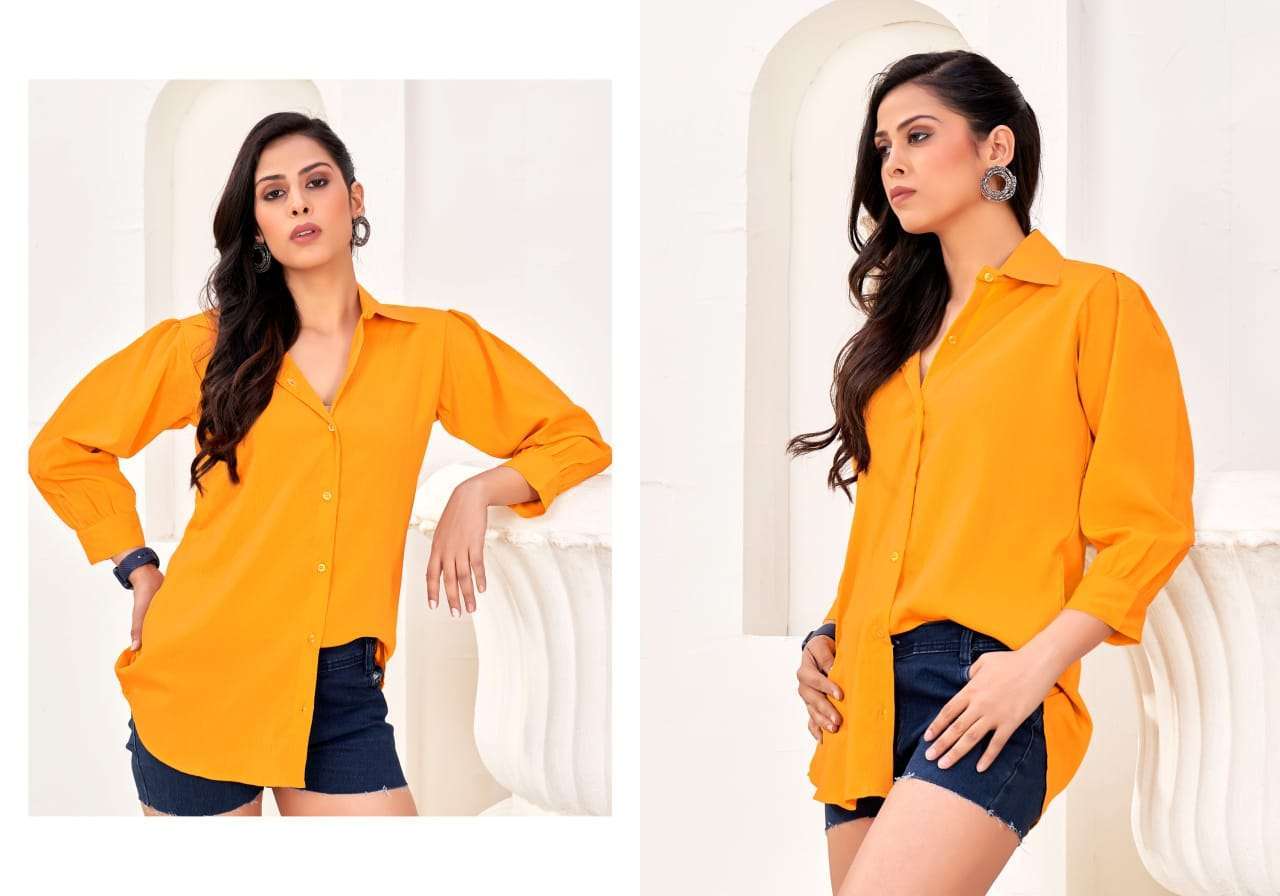 MOKSH DREAMS SHIRT VOL 2 WESTERN STYLE COTTON WOMEN SHIRT DEALER