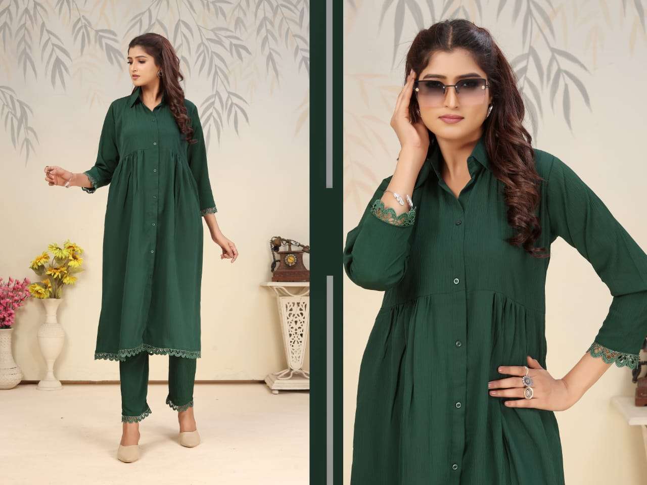 MOKSH VOL 1 READYMADE KURTI WITH BOTTON SET WOMEN WHOLESALE SURAT