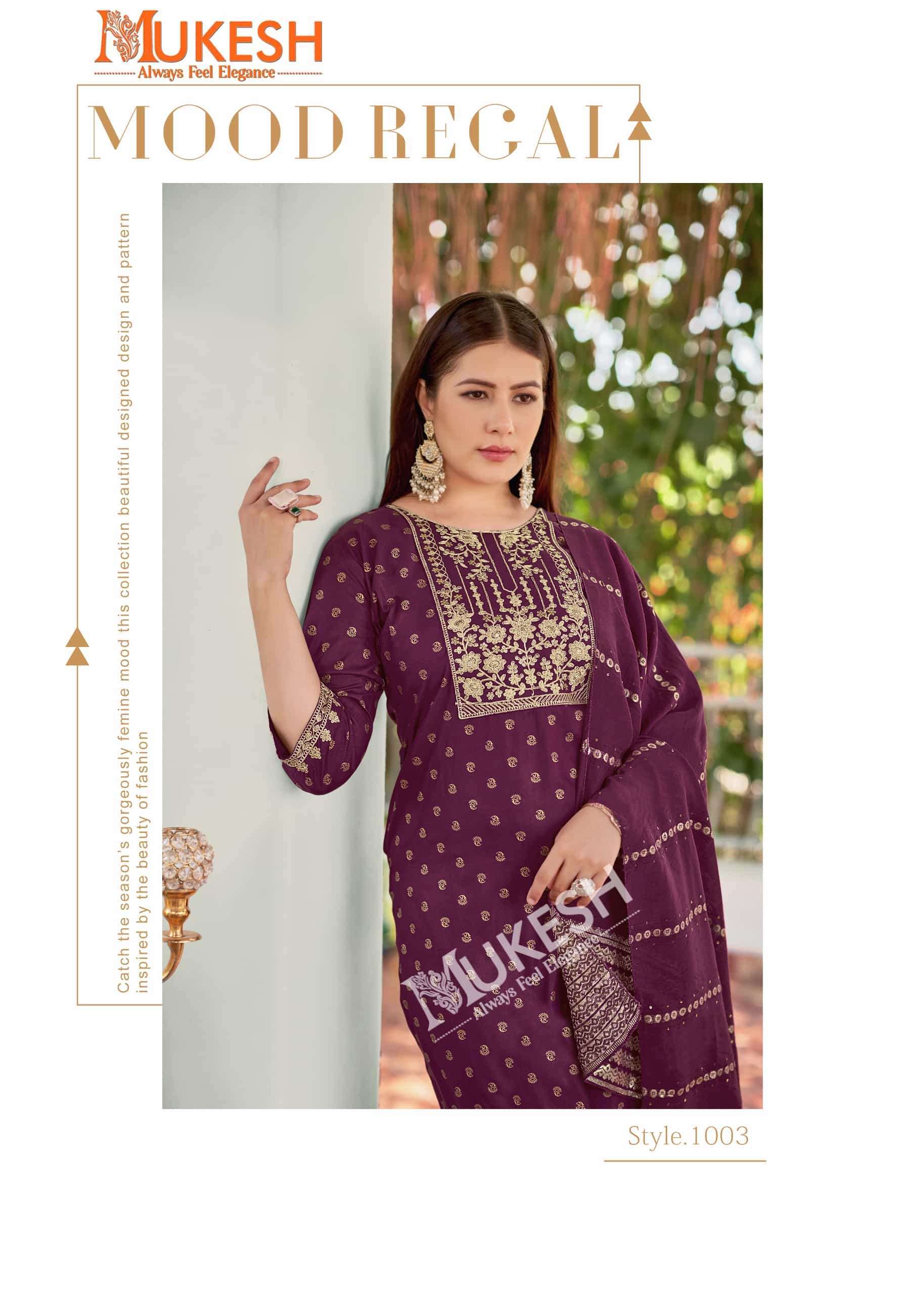 MUKESH MUSKAAN DESIGNER RAYON FOIL SALWAR SUIT FESTIVAL CATALOG