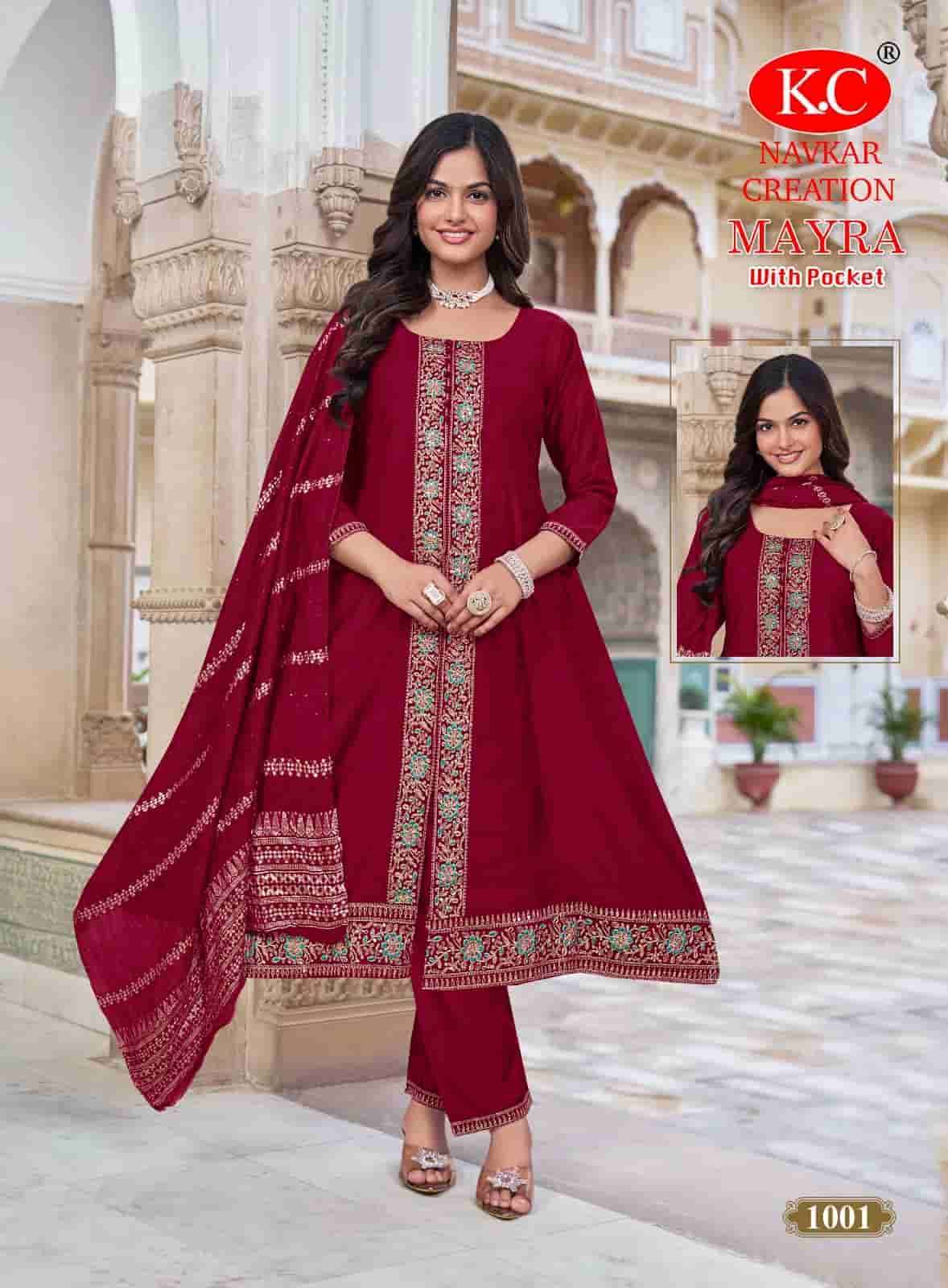 NAVKAR MAYRA VOL 1 UMBRELLA KURTI SUIT READYMADE CLOTH STORE
