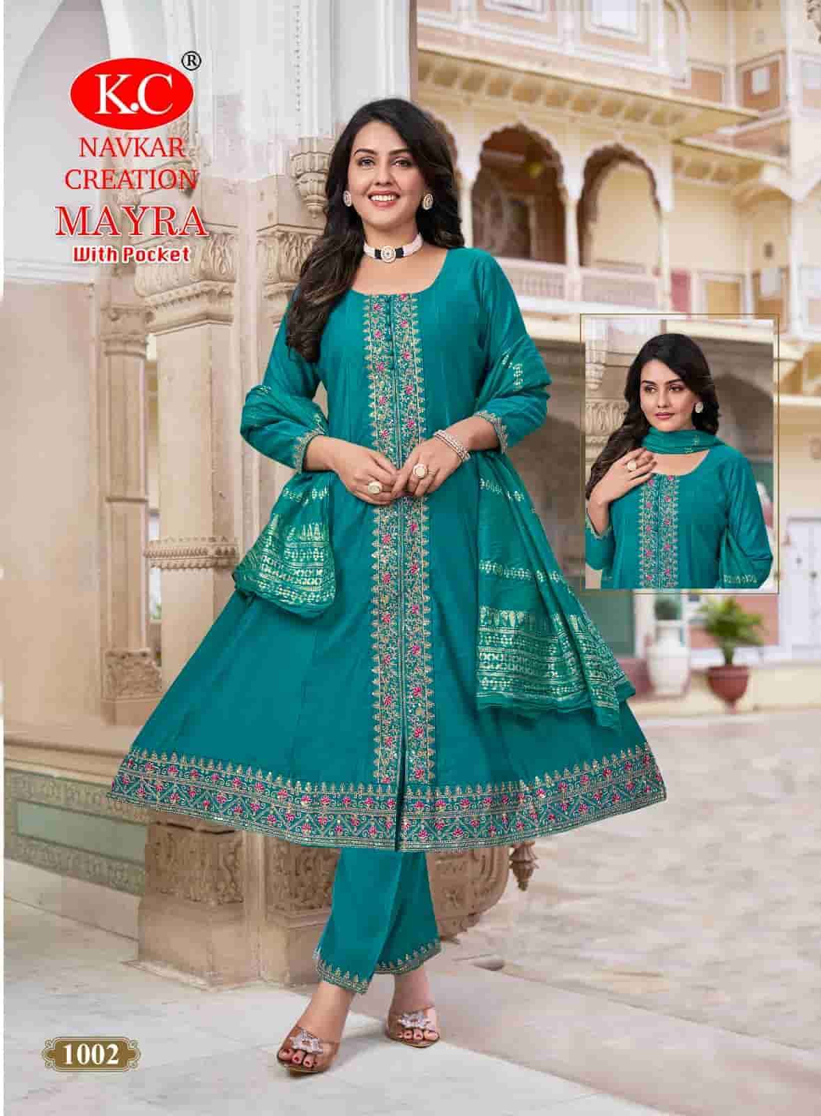 NAVKAR MAYRA VOL 1 UMBRELLA KURTI SUIT READYMADE CLOTH STORE